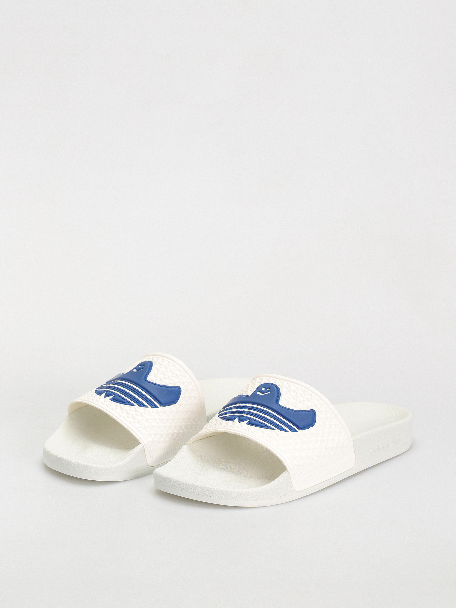 Klapki adidas Shmoofoil (cwhite/royblu/cwhite)