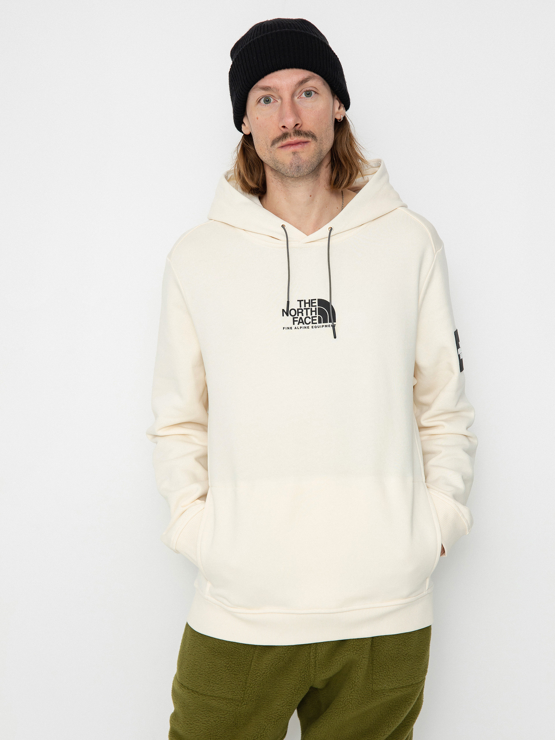 Bluza z kapturem The North Face Fine Alpine HD (white dune)