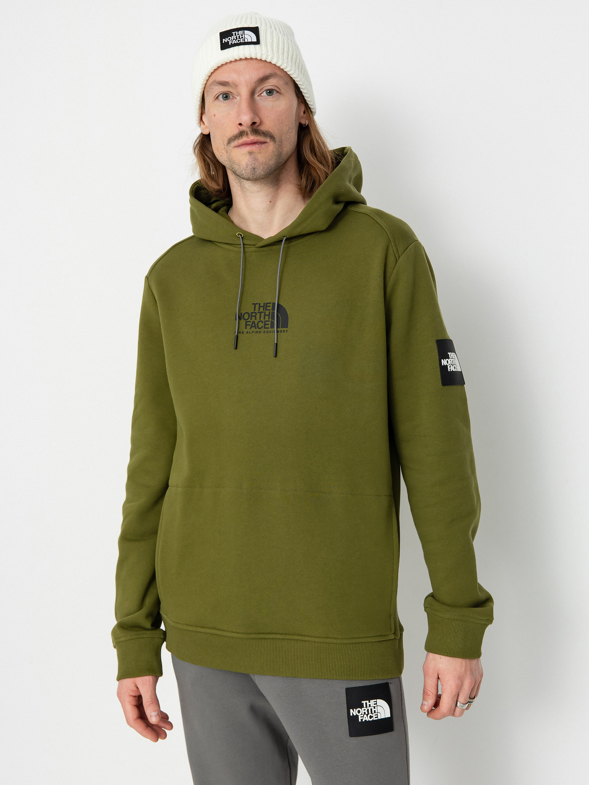 Bluza z kapturem The North Face Fine Alpine HD (forest olive)