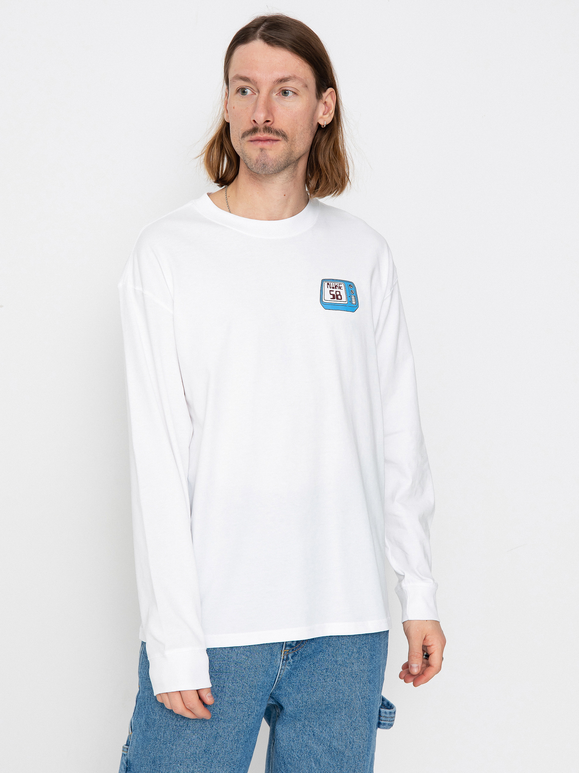 Longsleeve Nike SB M90 Brainwash (white)