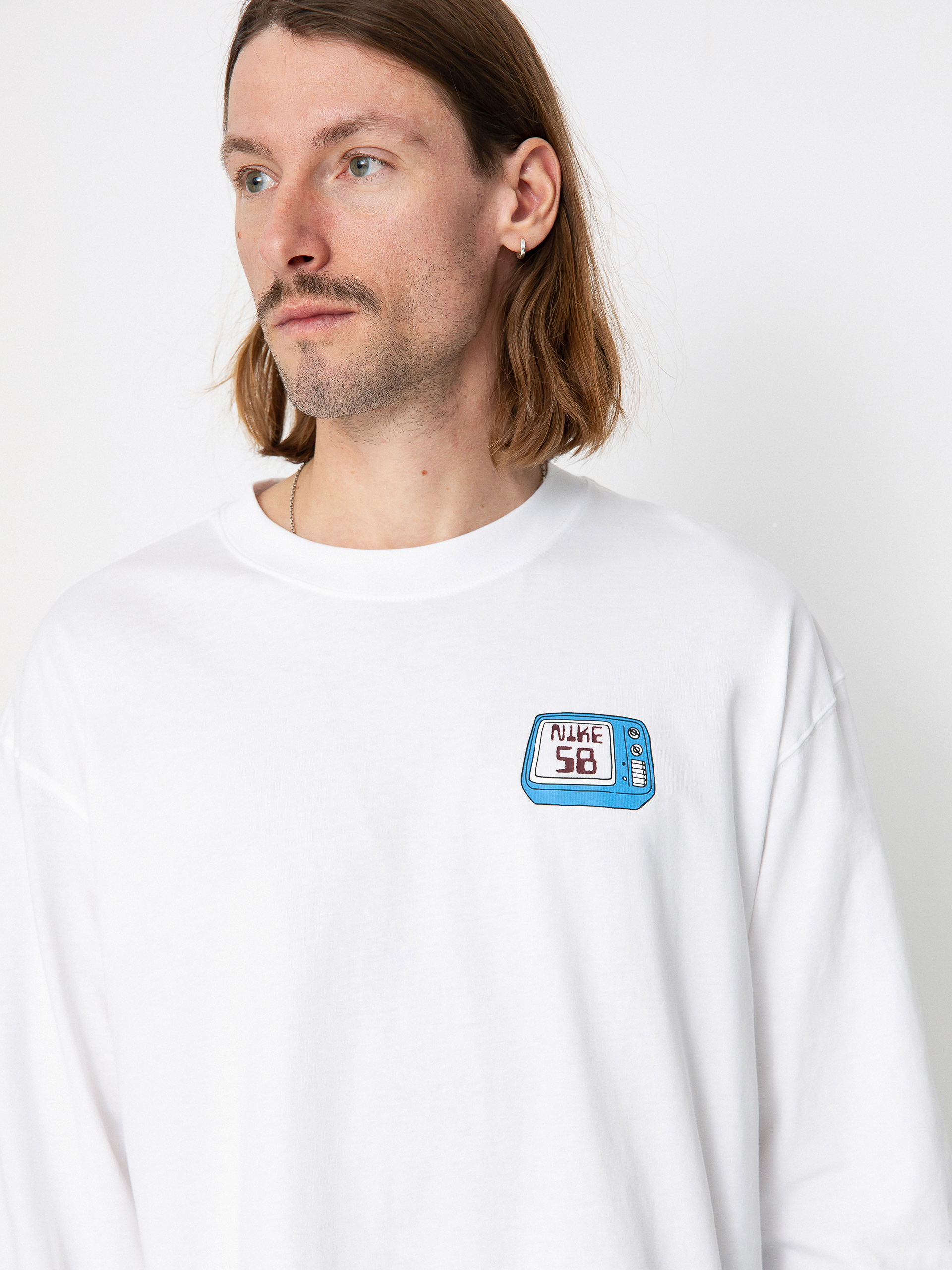 Longsleeve Nike SB M90 Brainwash (white)