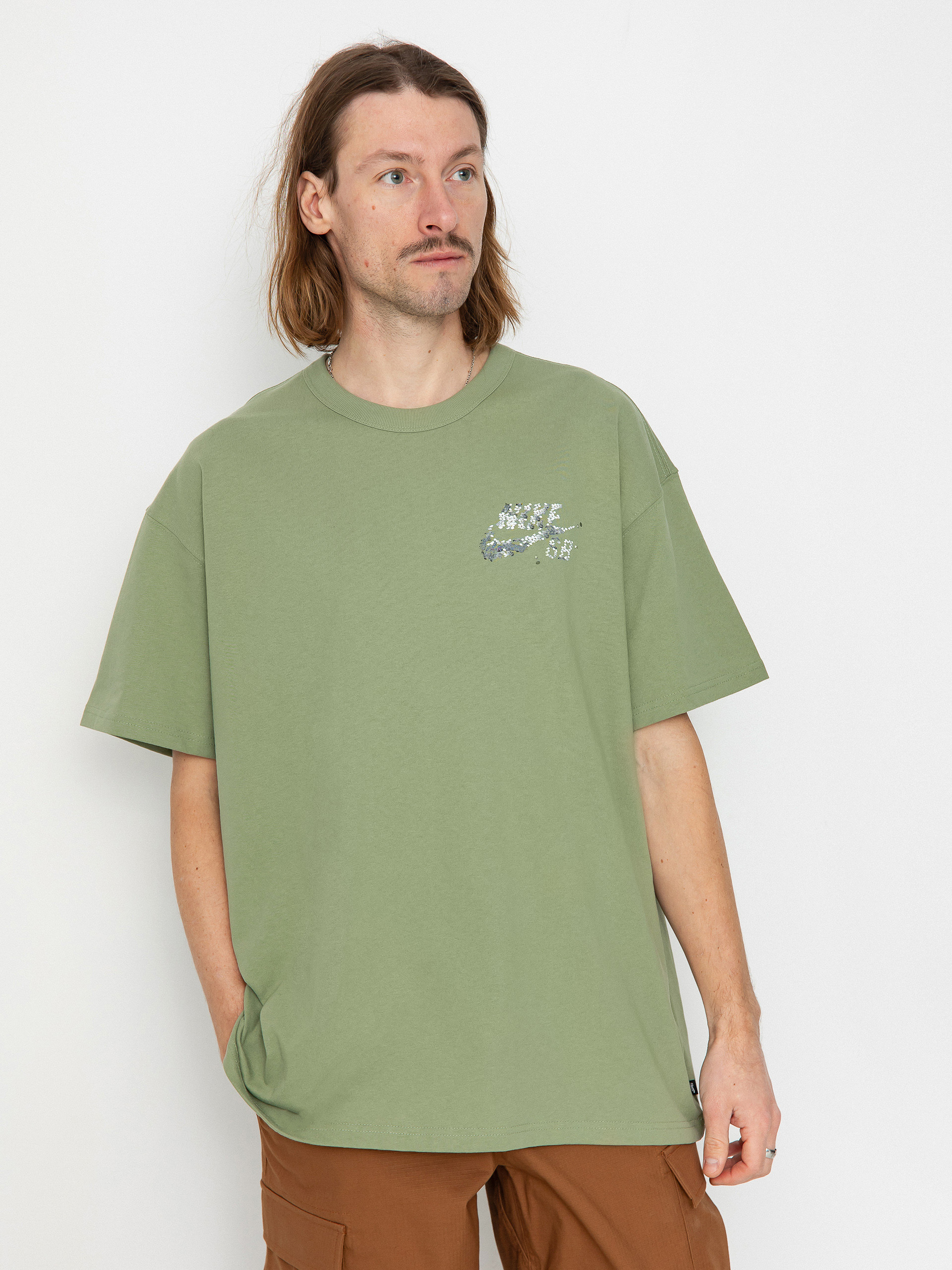 T-shirt Nike SB M90 Sust Yuto (oil green)