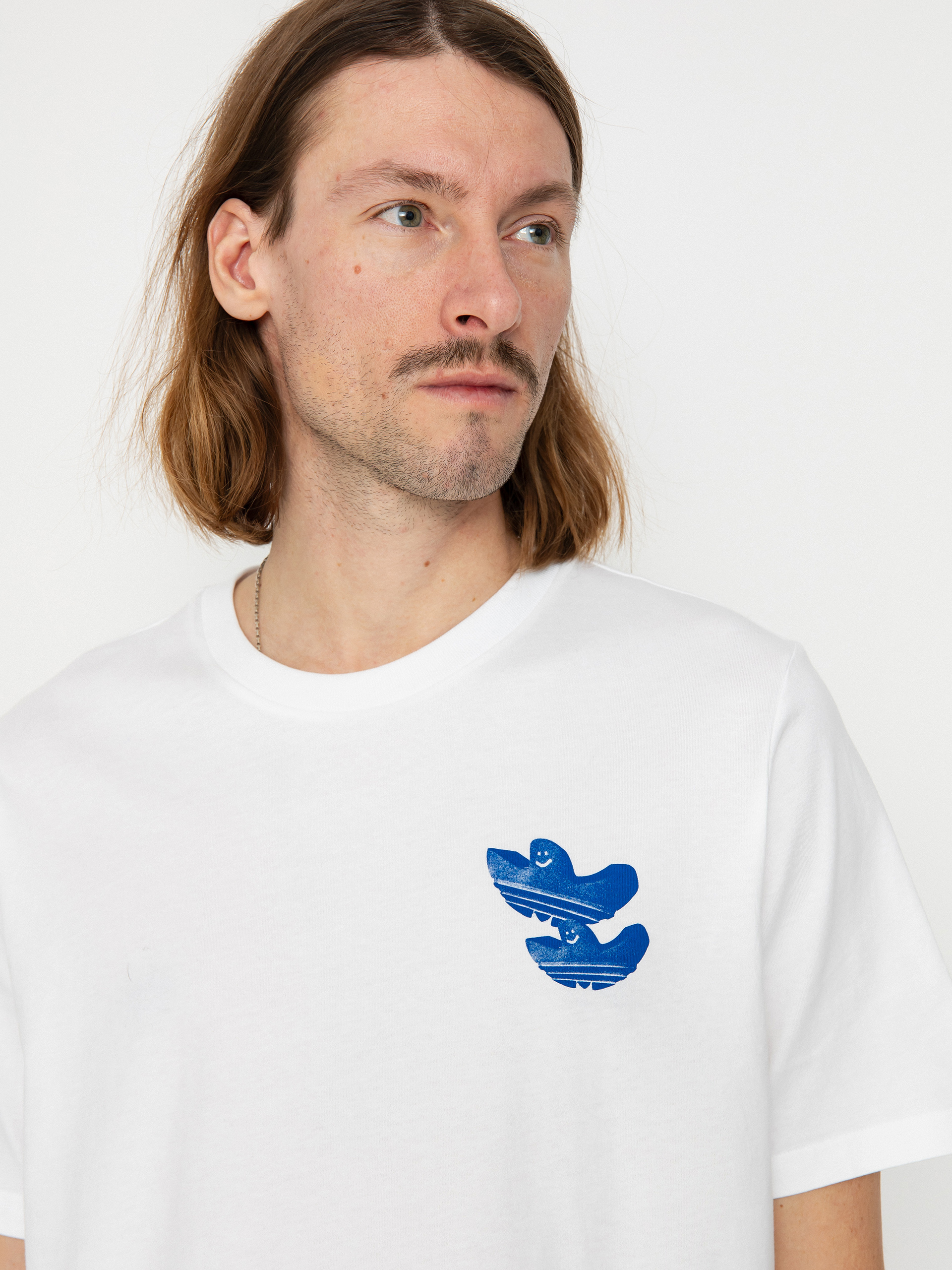 T-shirt adidas Shmoo G (white/royblu)