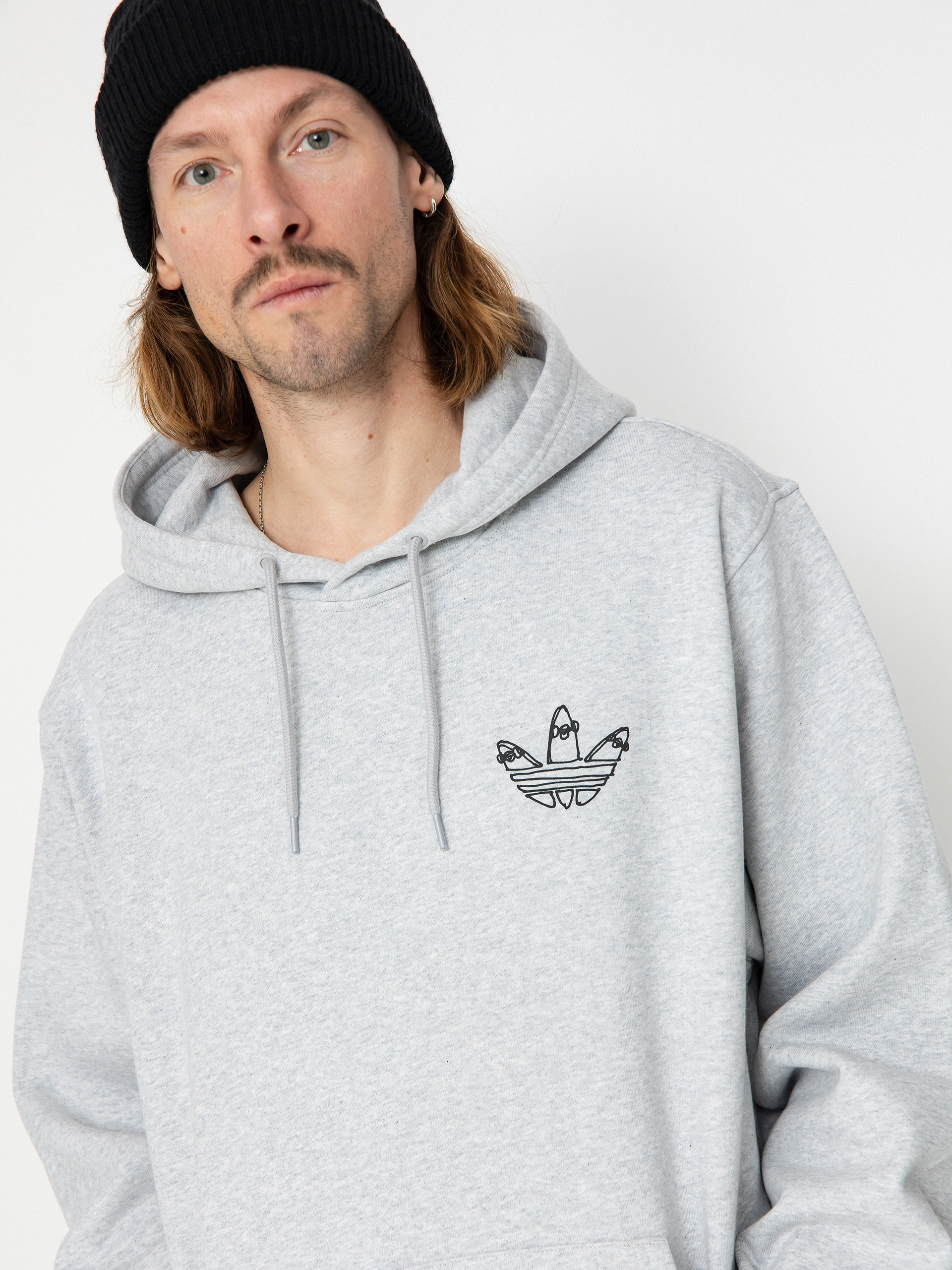 Bluza z kapturem adidas Hjones HD (lgreyh/black)