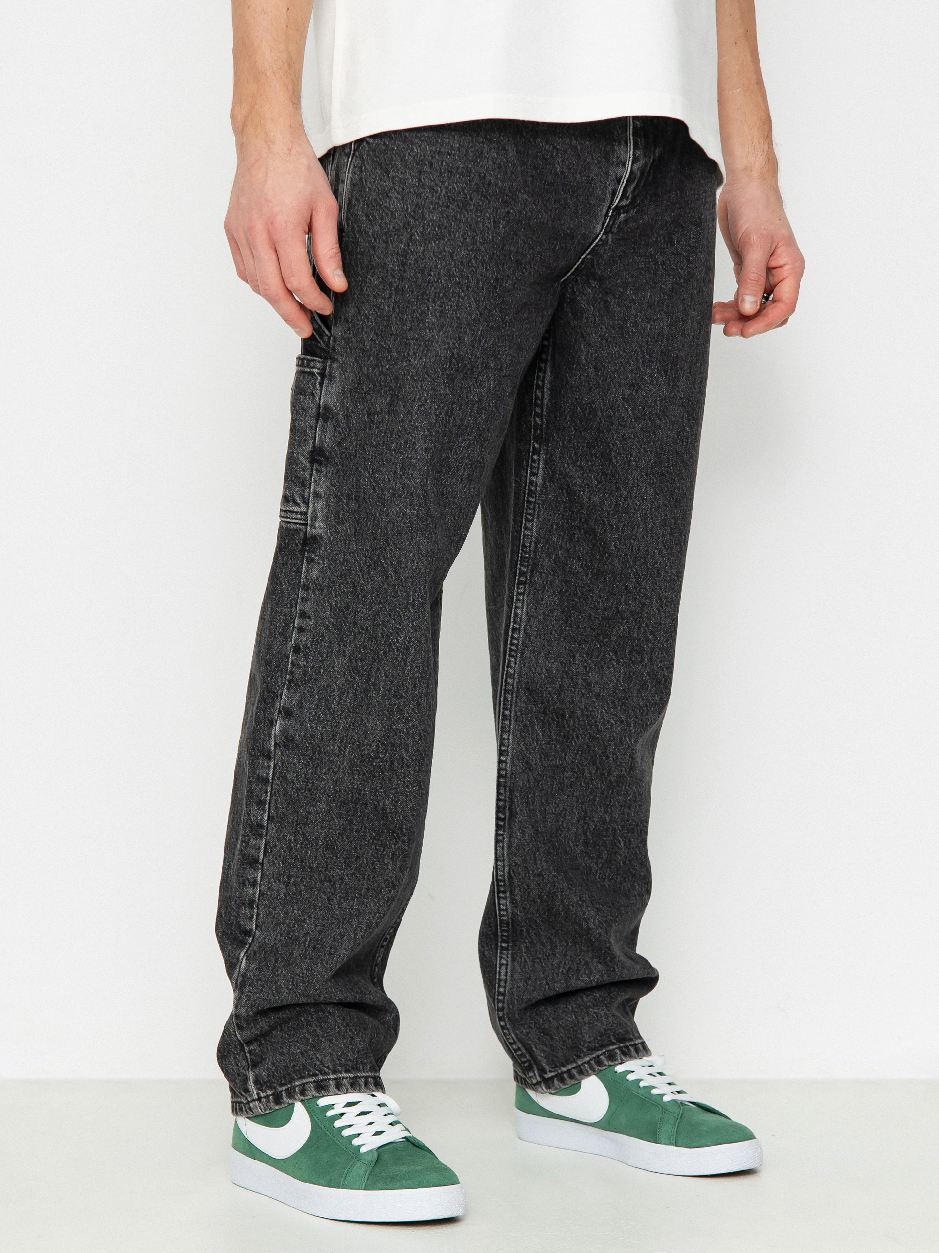 Spodnie The National Skateboard Co Boreray Carpenter Jeans (washed black)