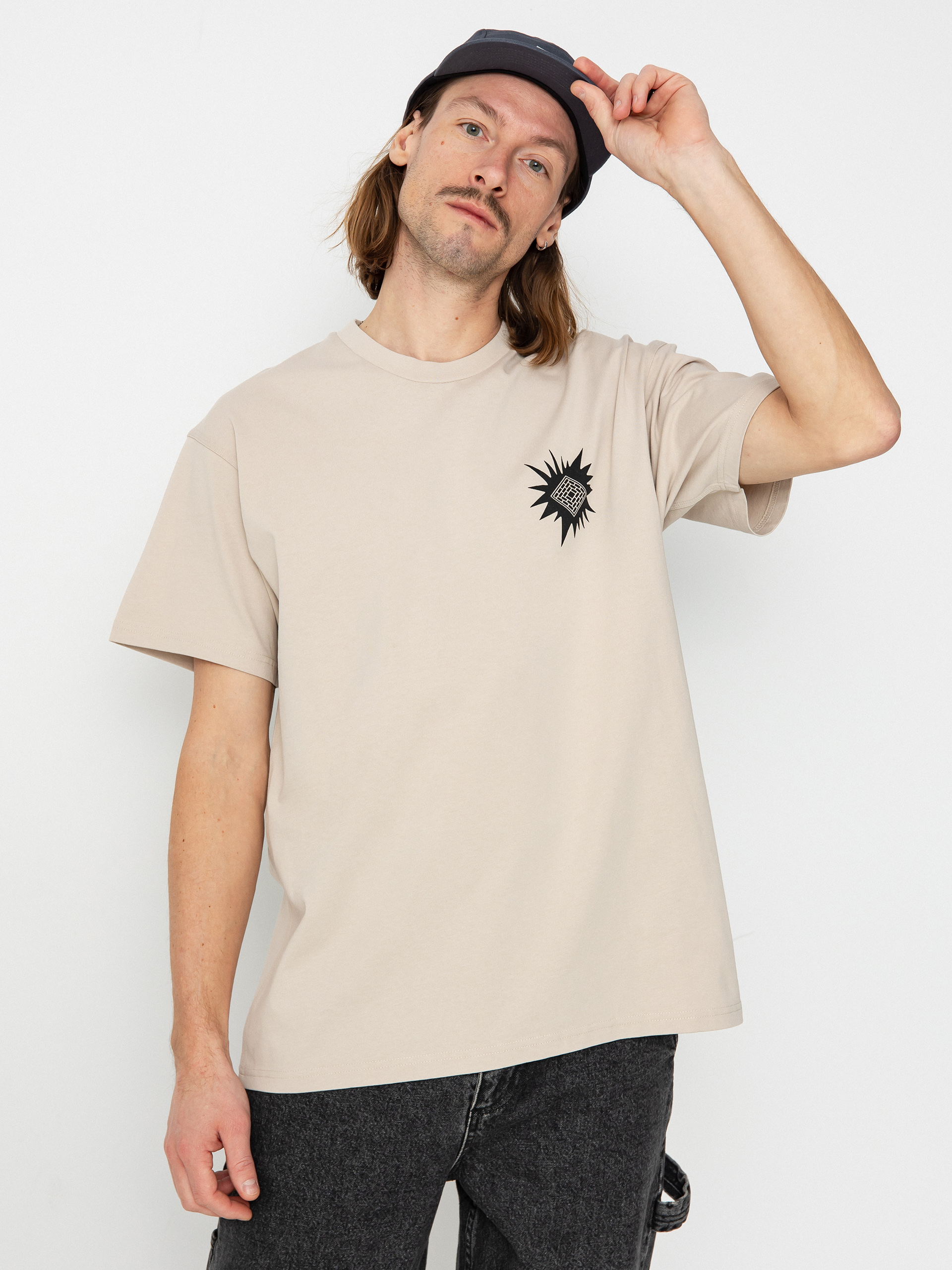 T-shirt The National Skateboard Co Office Politics Logo (sand)