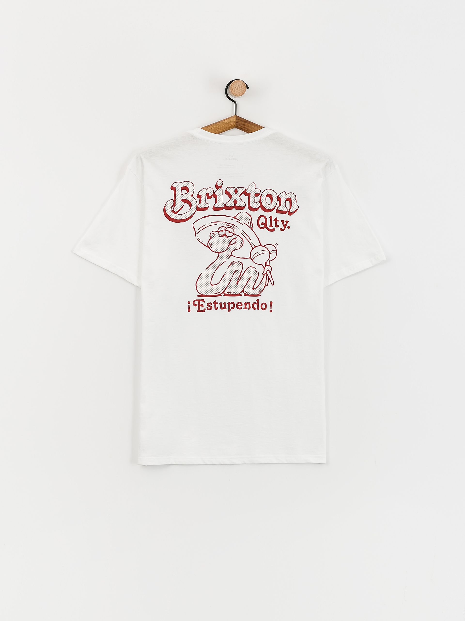 T-shirt Brixton Estupendo Tlrt (white)