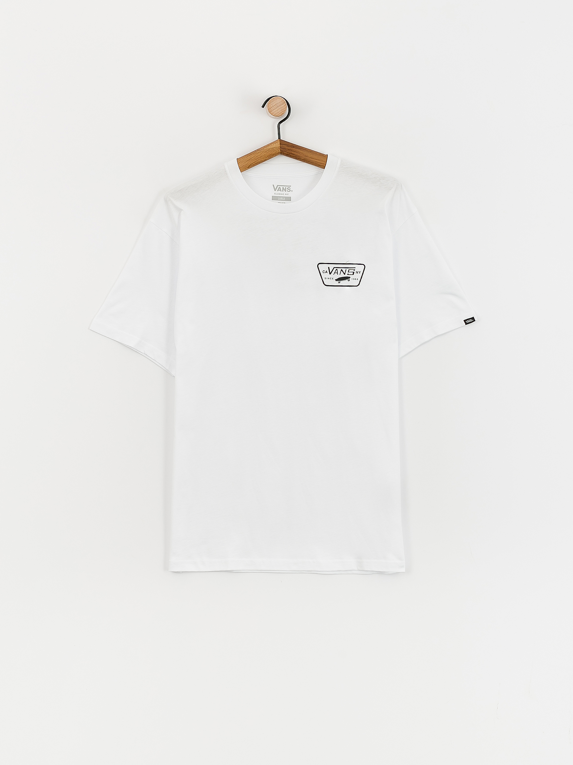 T-shirt Vans Full Patch Back (white/black)