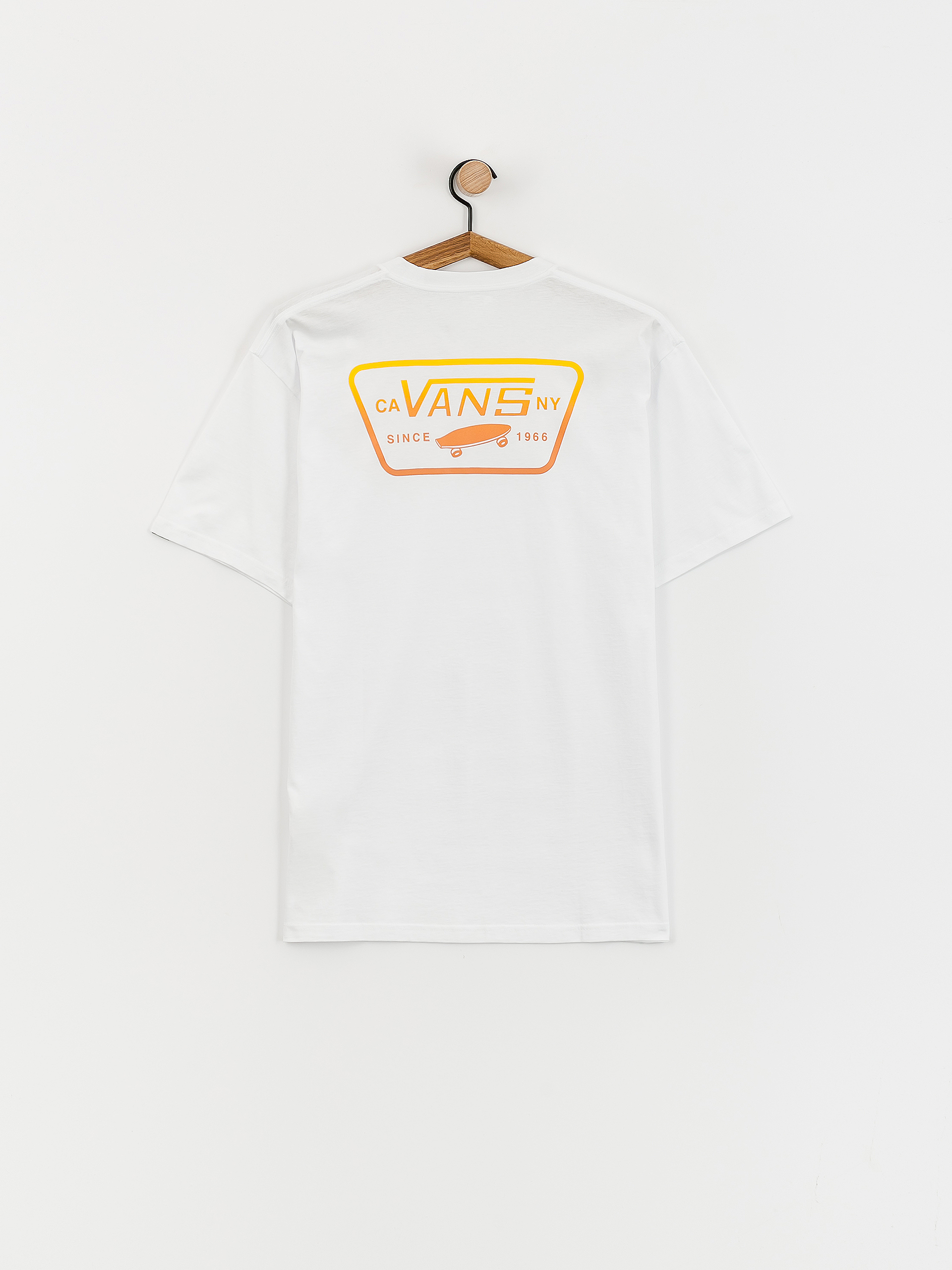 T-shirt Vans Full Patch Back (white/copper tan)