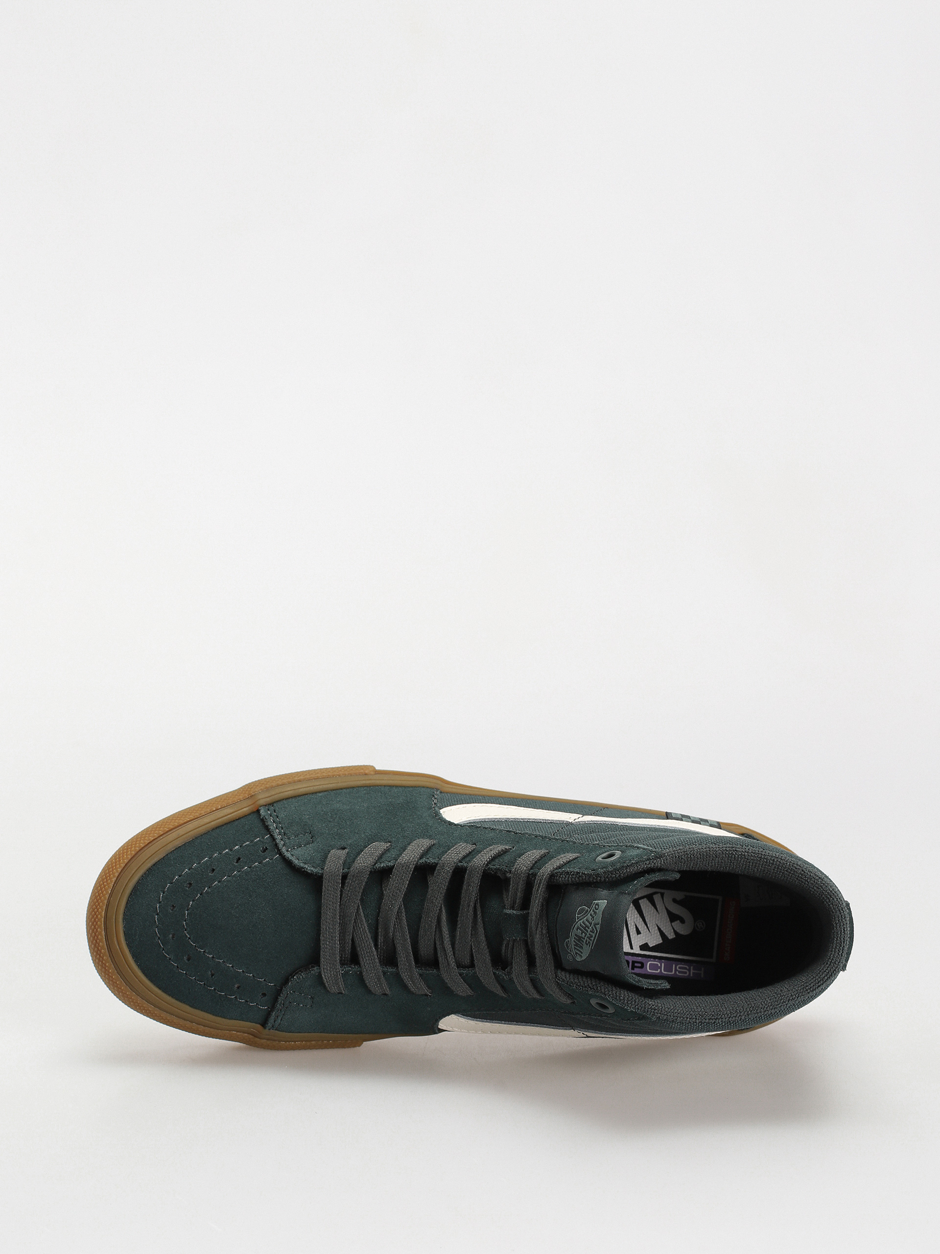 Buty Vans Skate Sk8 Hi (dark green/gum)