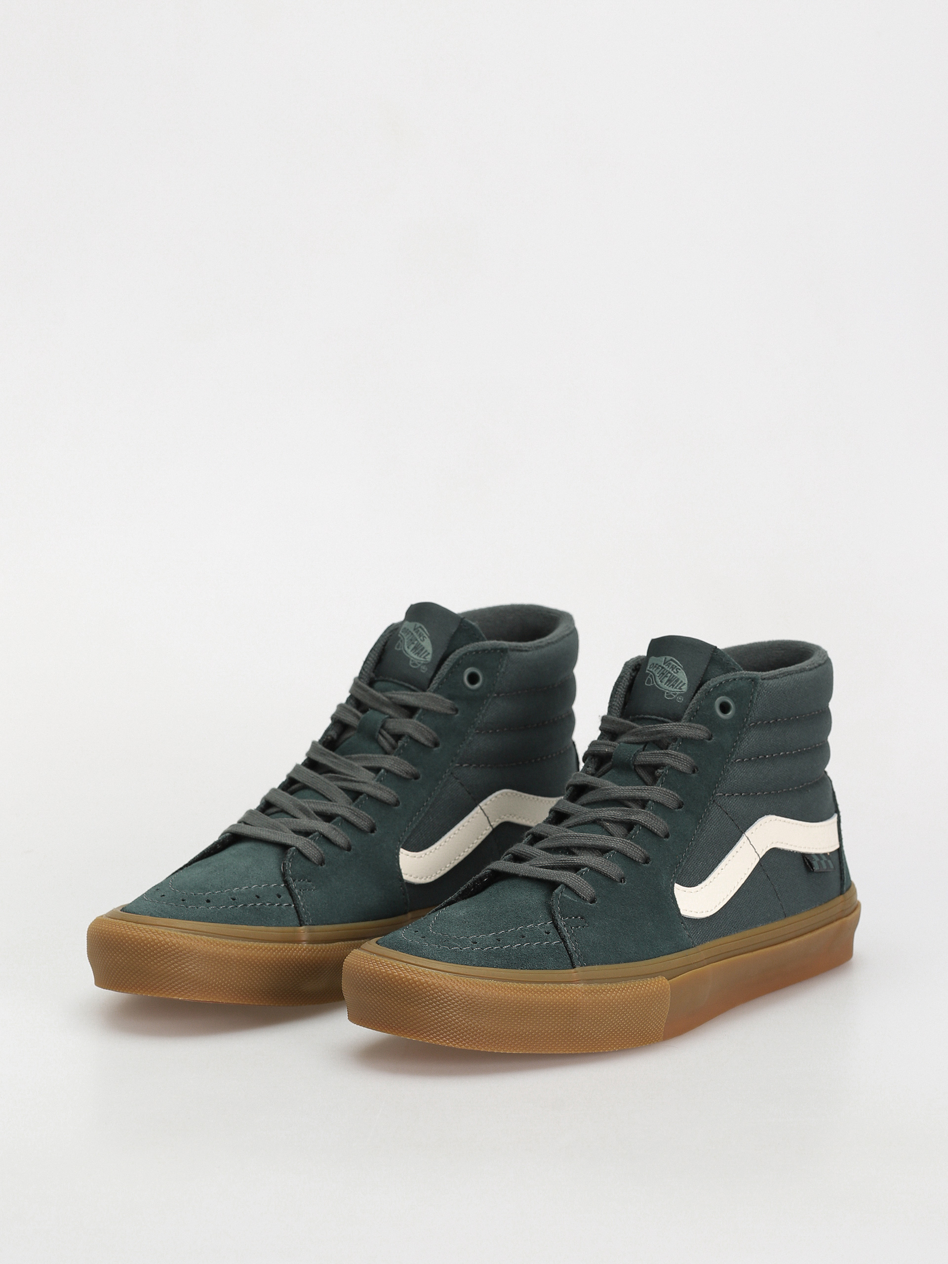 Buty Vans Skate Sk8 Hi (dark green/gum)