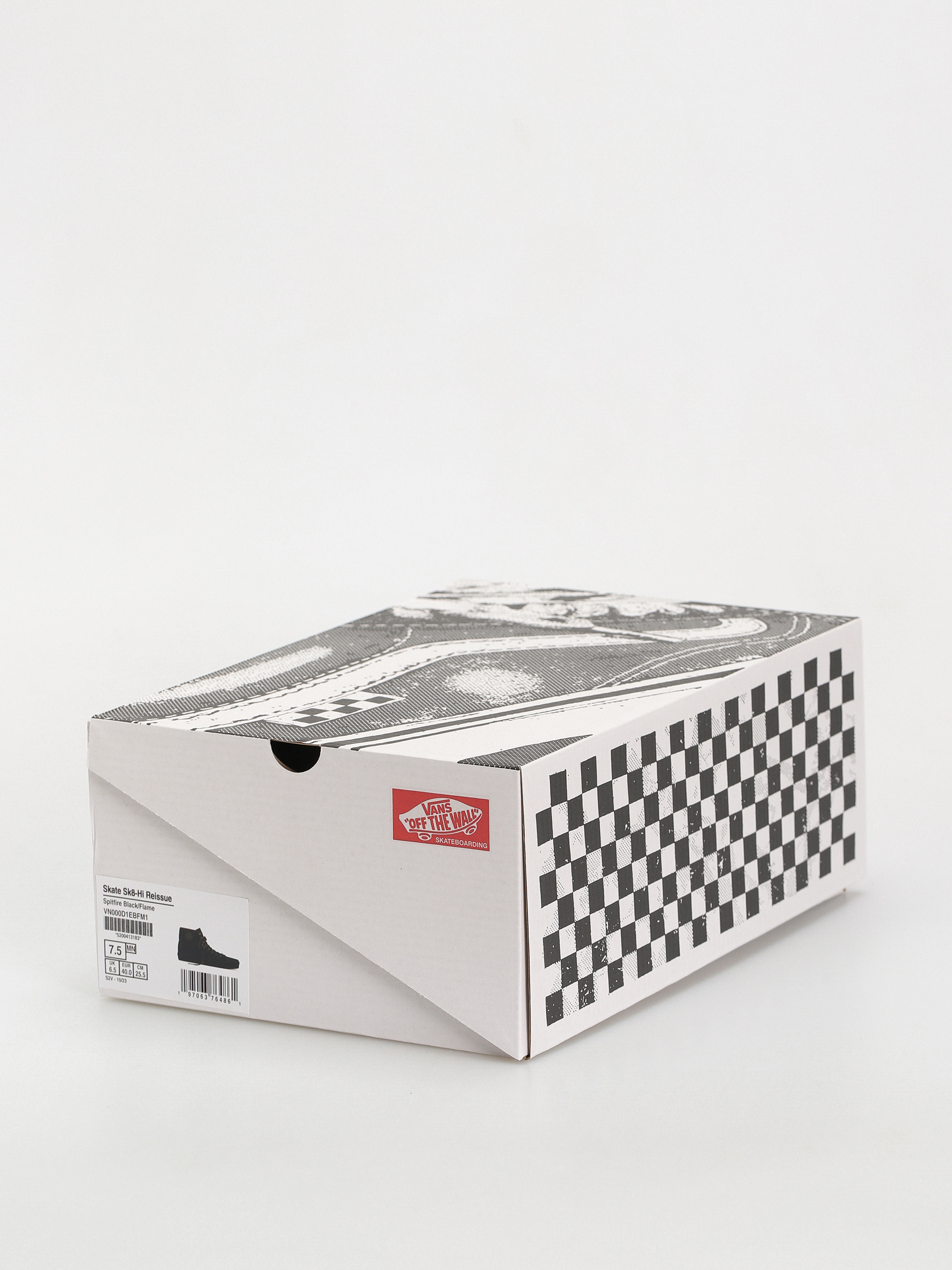 Buty Vans X Spitfire Skate Sk8 Hi Reissue (spitfire black/flame)