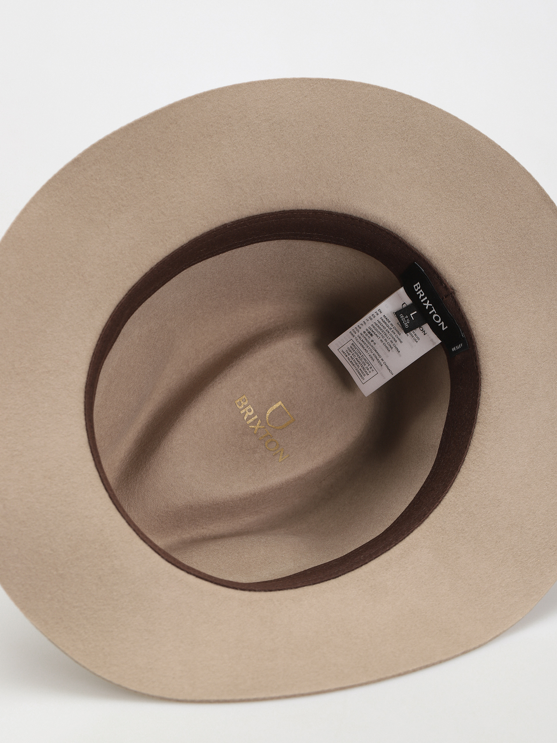 Kapelusz Brixton Wesley Fedora (light tan)