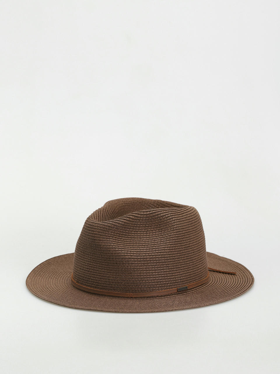 Kapelusz Brixton Wesley Straw Packable Fedora (dark earth)