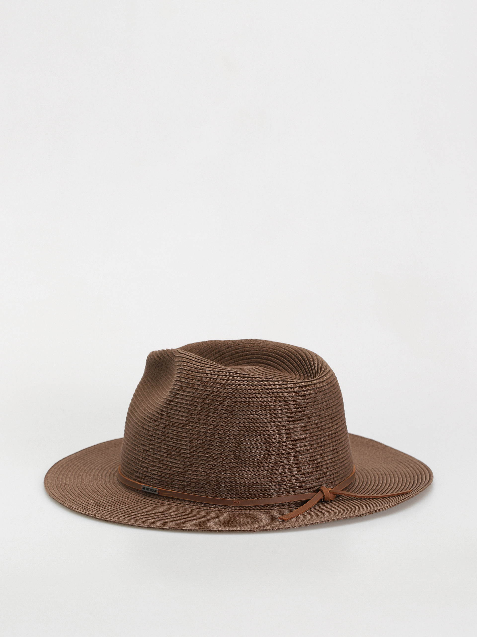 Kapelusz Brixton Wesley Straw Packable Fedora (dark earth)