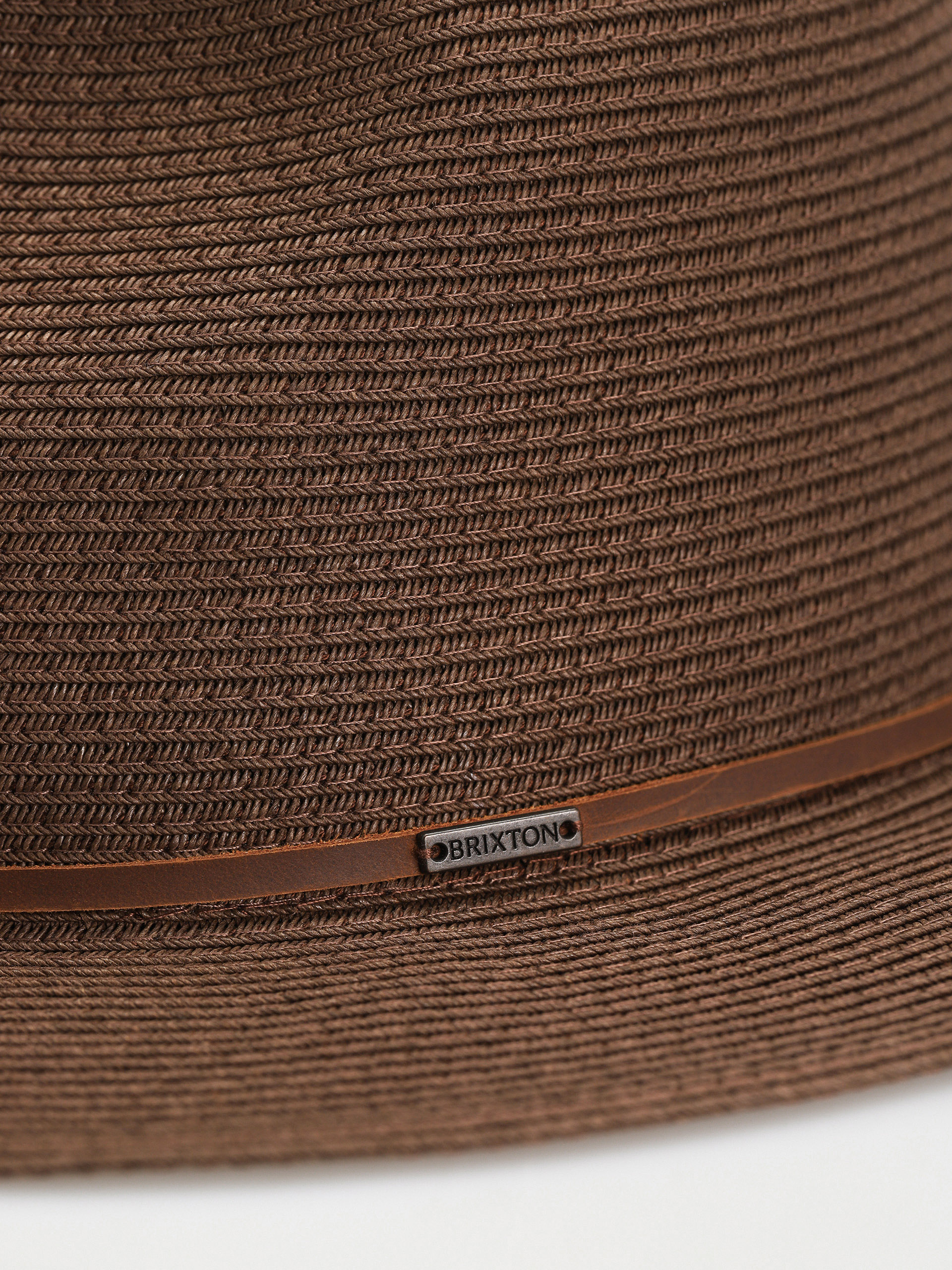 Kapelusz Brixton Wesley Straw Packable Fedora (dark earth)