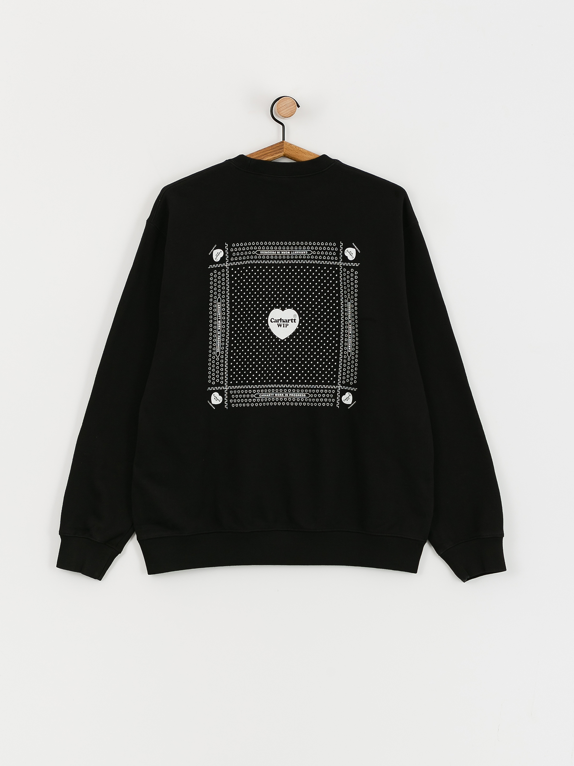 Bluza Carhartt WIP Heart Bandana (black/white)