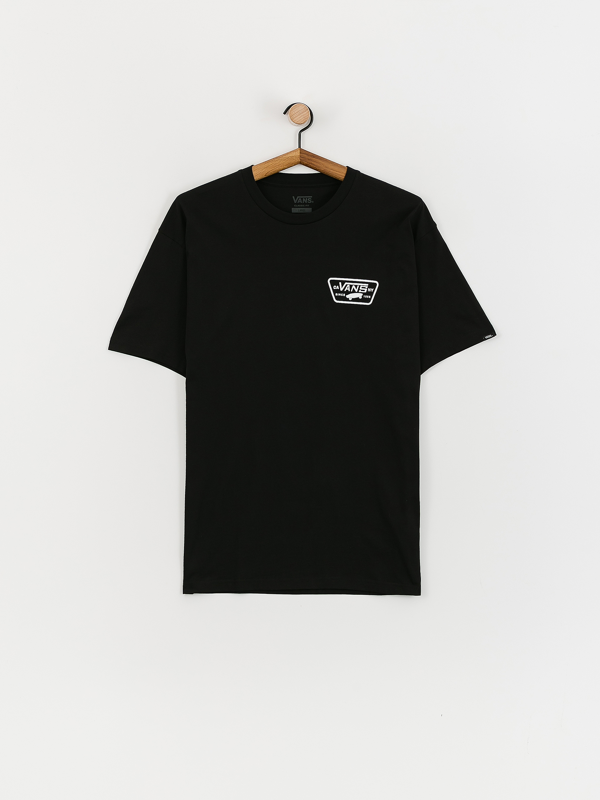 T-shirt Vans Full Patch Back (black/white)