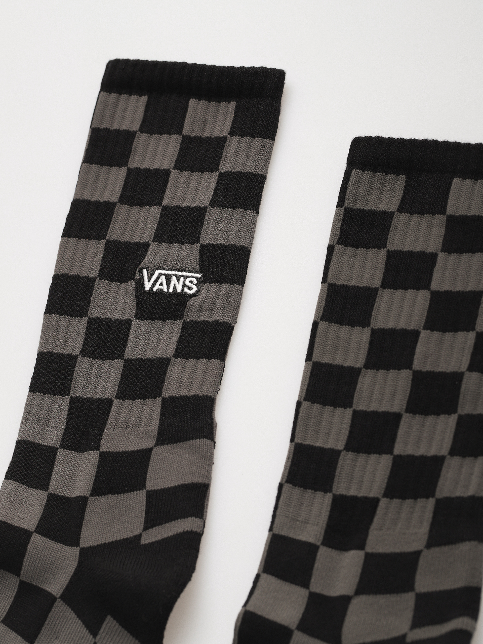 Skarpetki Vans Checkerboard Crew (black/charcoal)