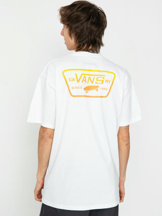 T-shirt Vans Full Patch Back (white/copper tan)