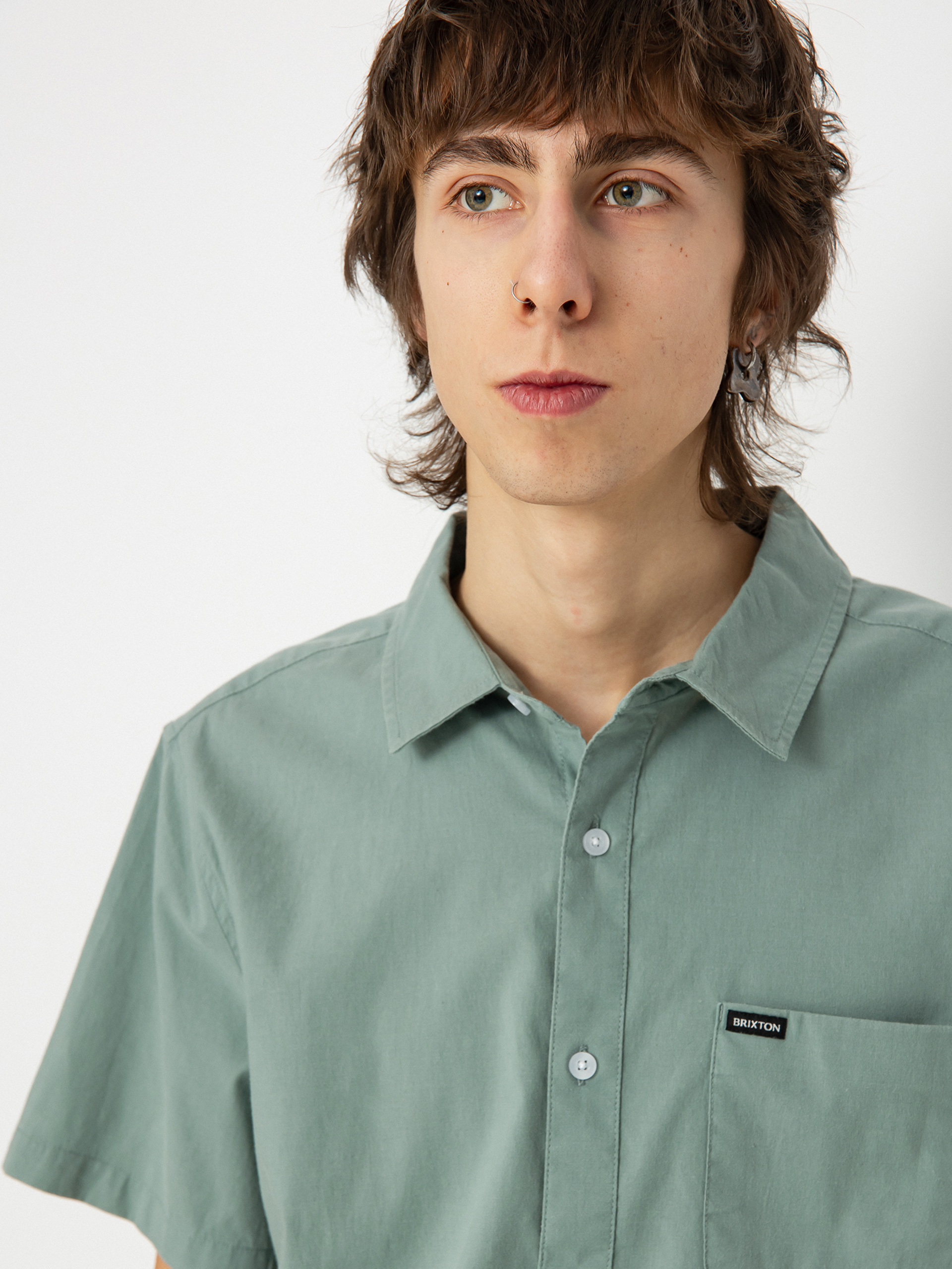 Koszula Brixton Charter Sol Wash Wvn (chinois green sol wash)