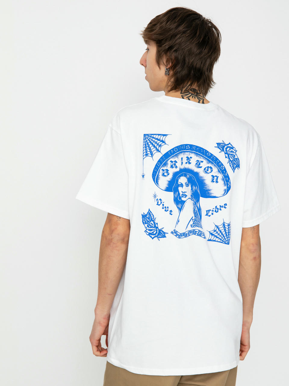 T-shirt Brixton Vive Libre Stt (white)