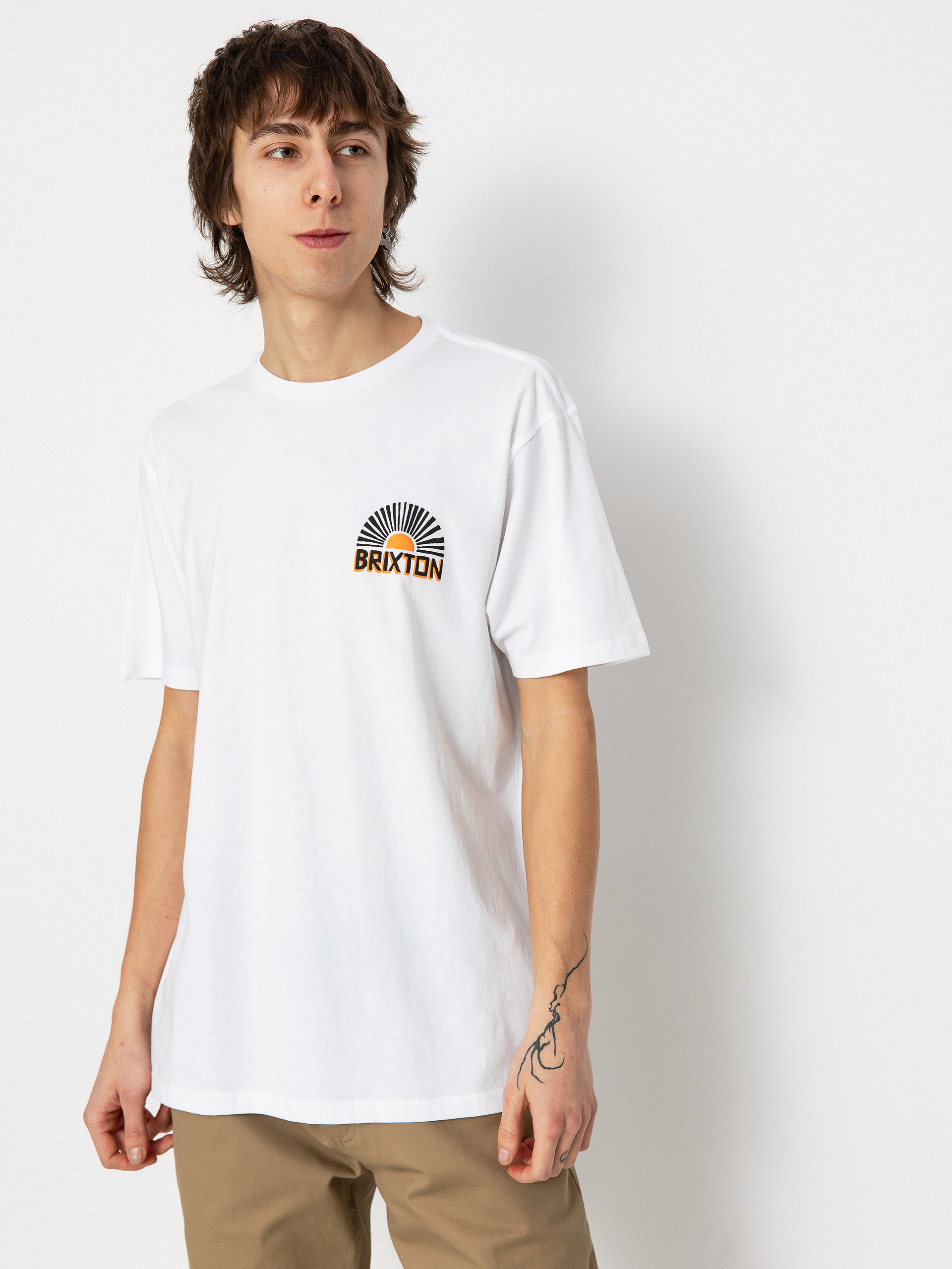 T-shirt Brixton Fairview Tlrt (white)