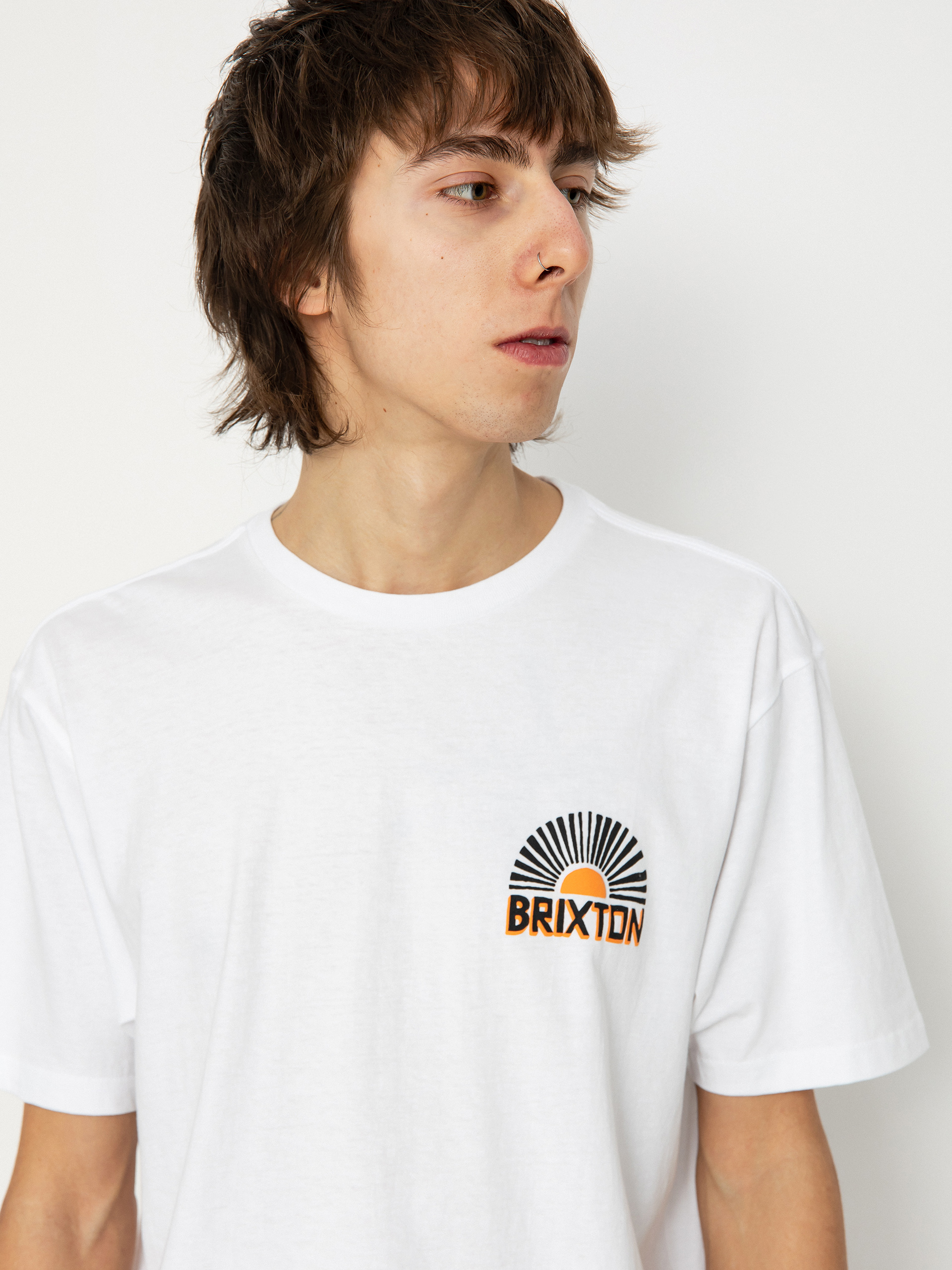 T-shirt Brixton Fairview Tlrt (white)
