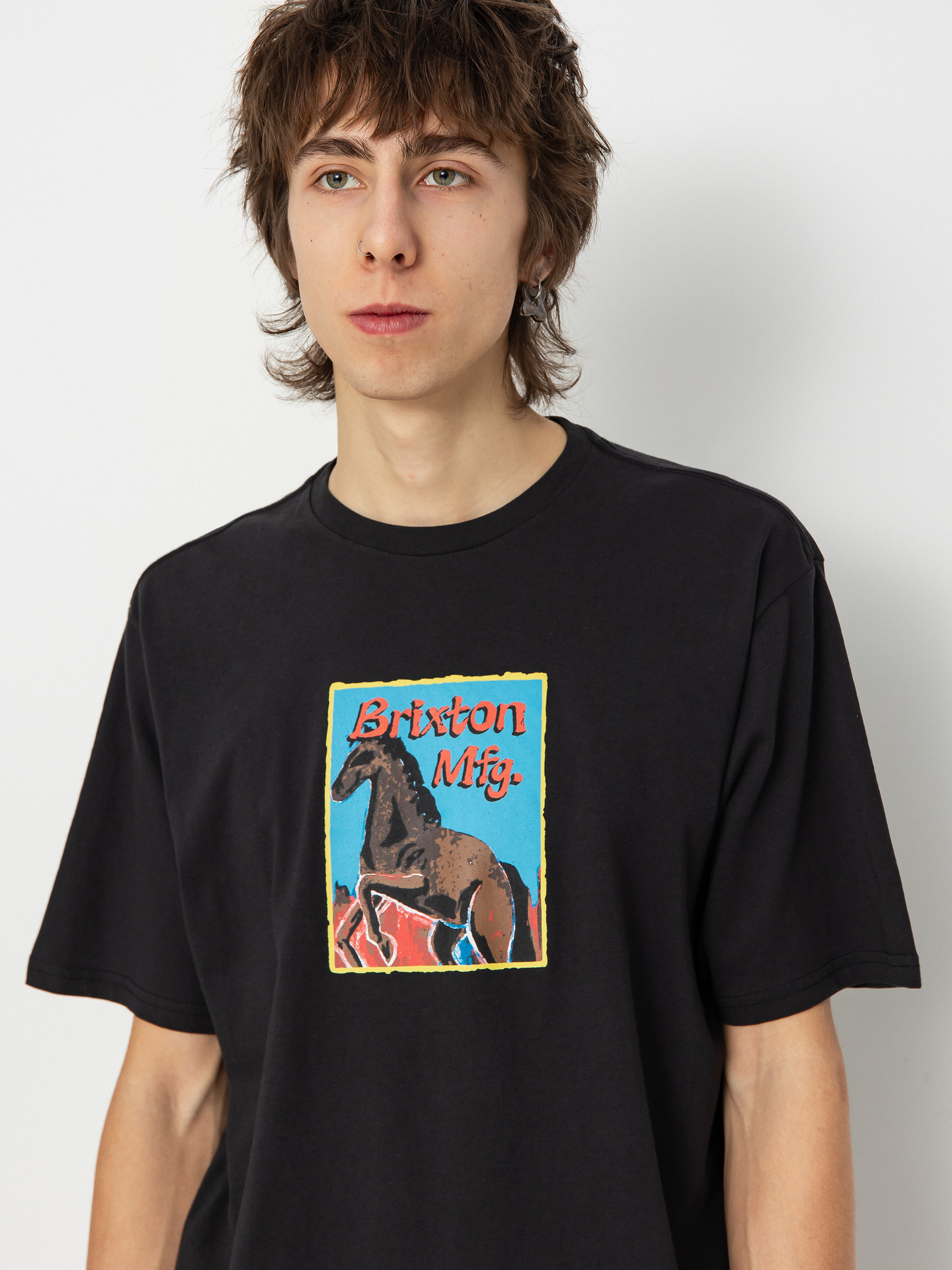 T-shirt Brixton Rusty Tlrt (black)