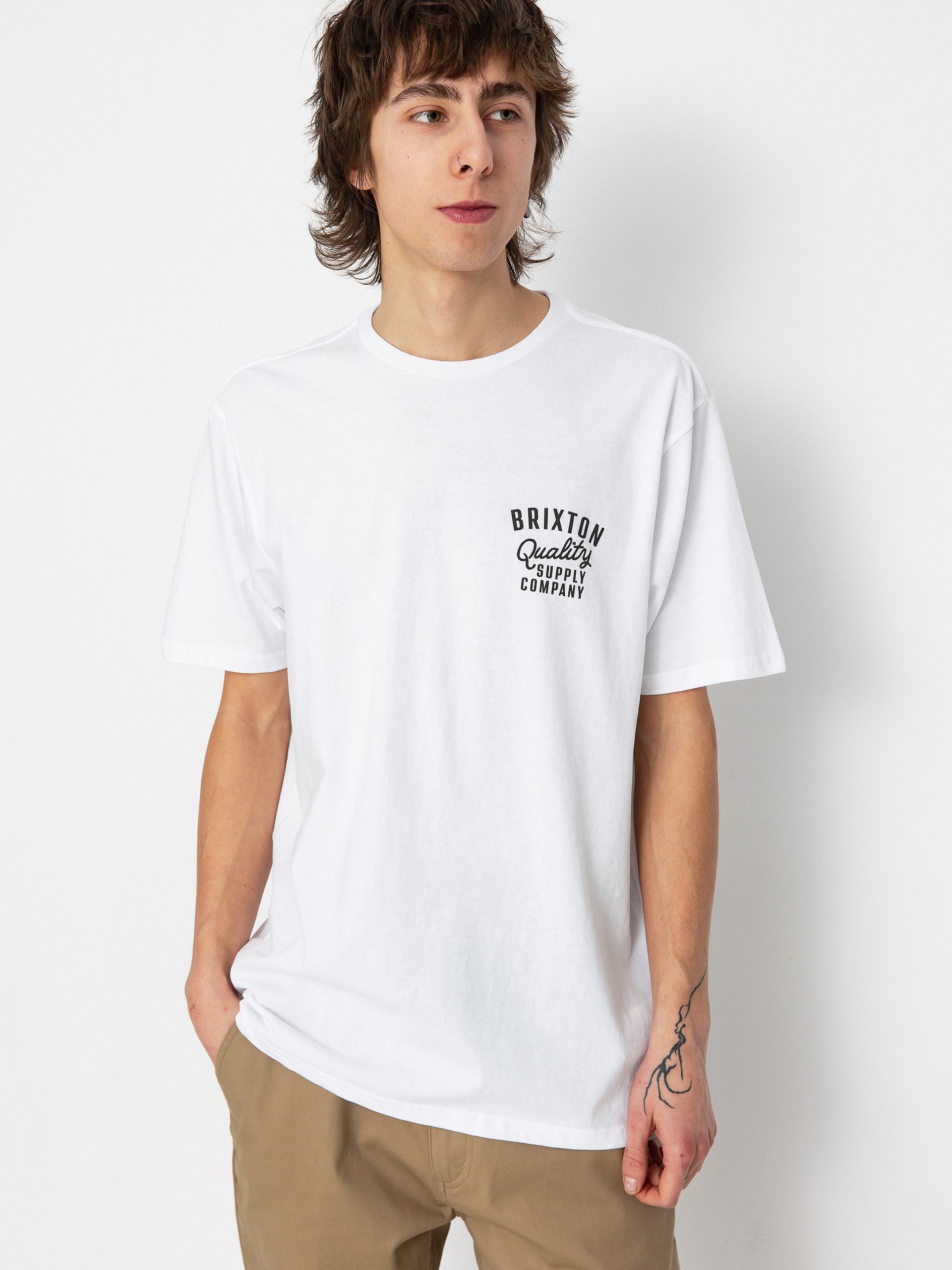 T-shirt Brixton Hubal Tlrt (white)