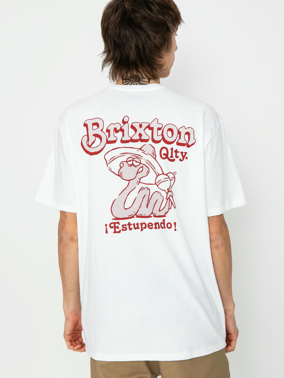 T-shirt Brixton Estupendo Tlrt (white)