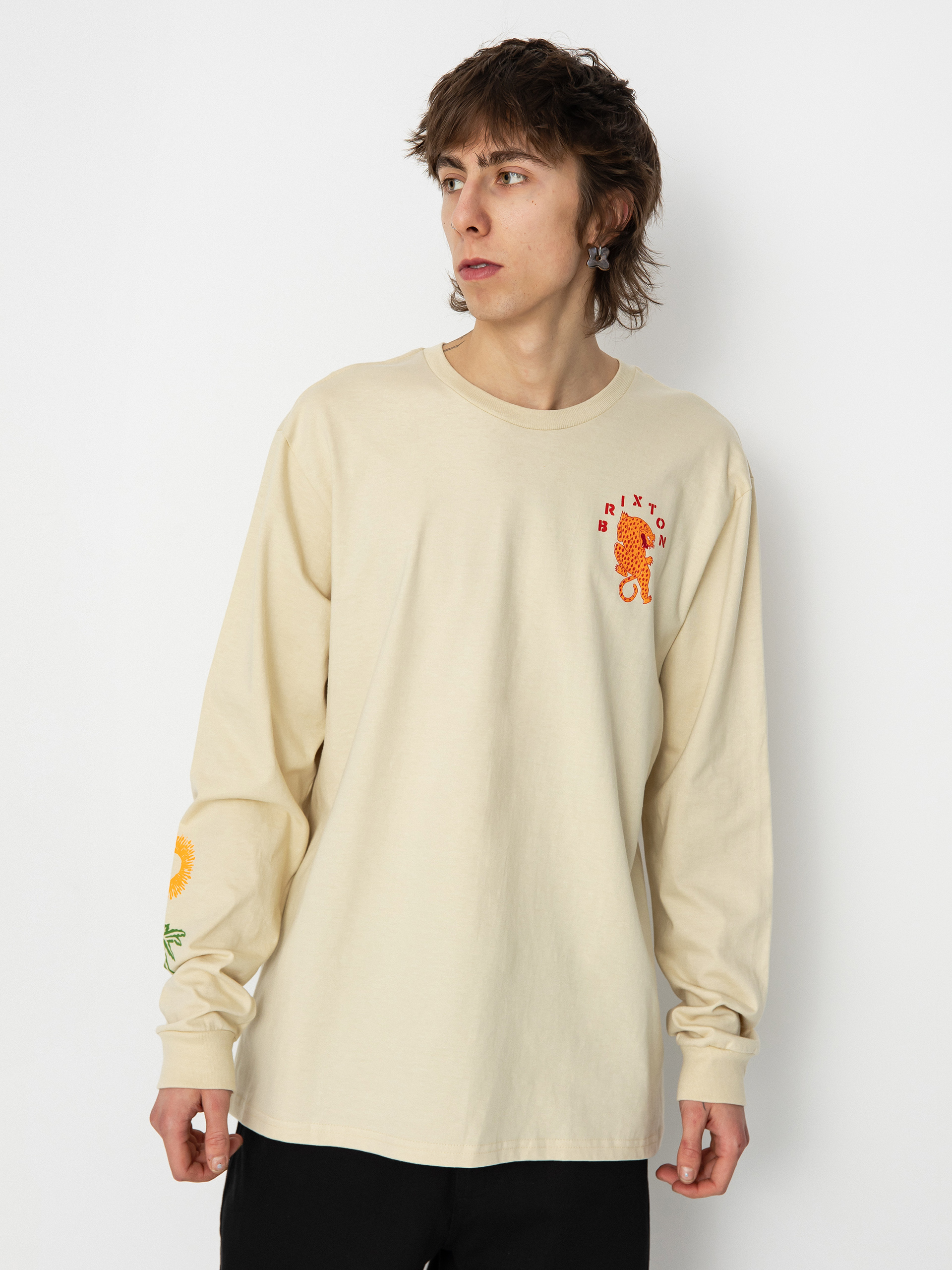 Longsleeve Brixton Seeks Stt (cream)