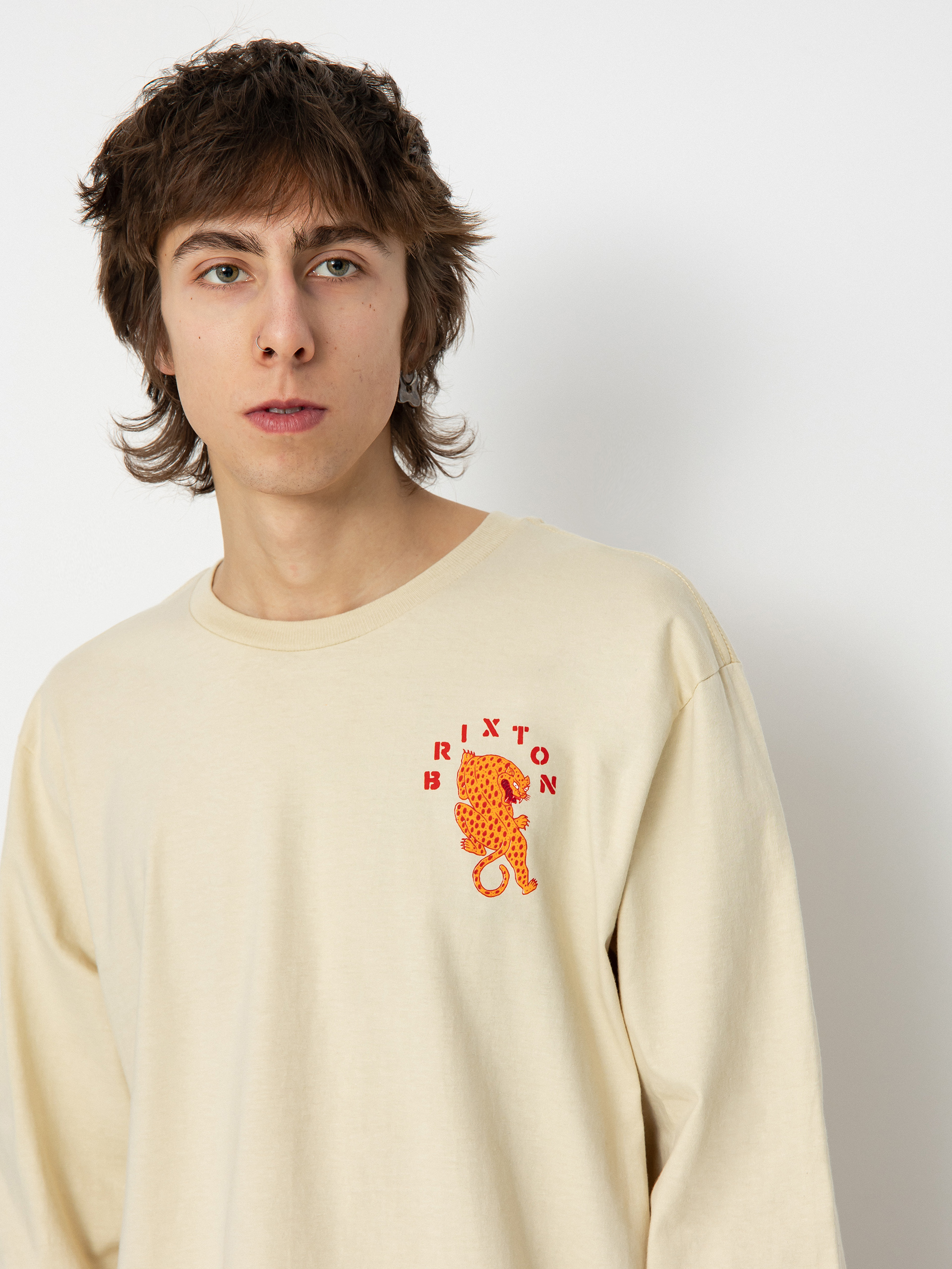 Longsleeve Brixton Seeks Stt (cream)