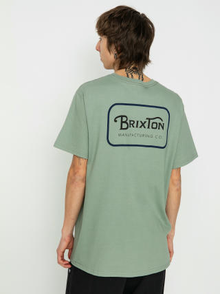 T-shirt Brixton Grade Stt (chinois green/washed navy/wash)