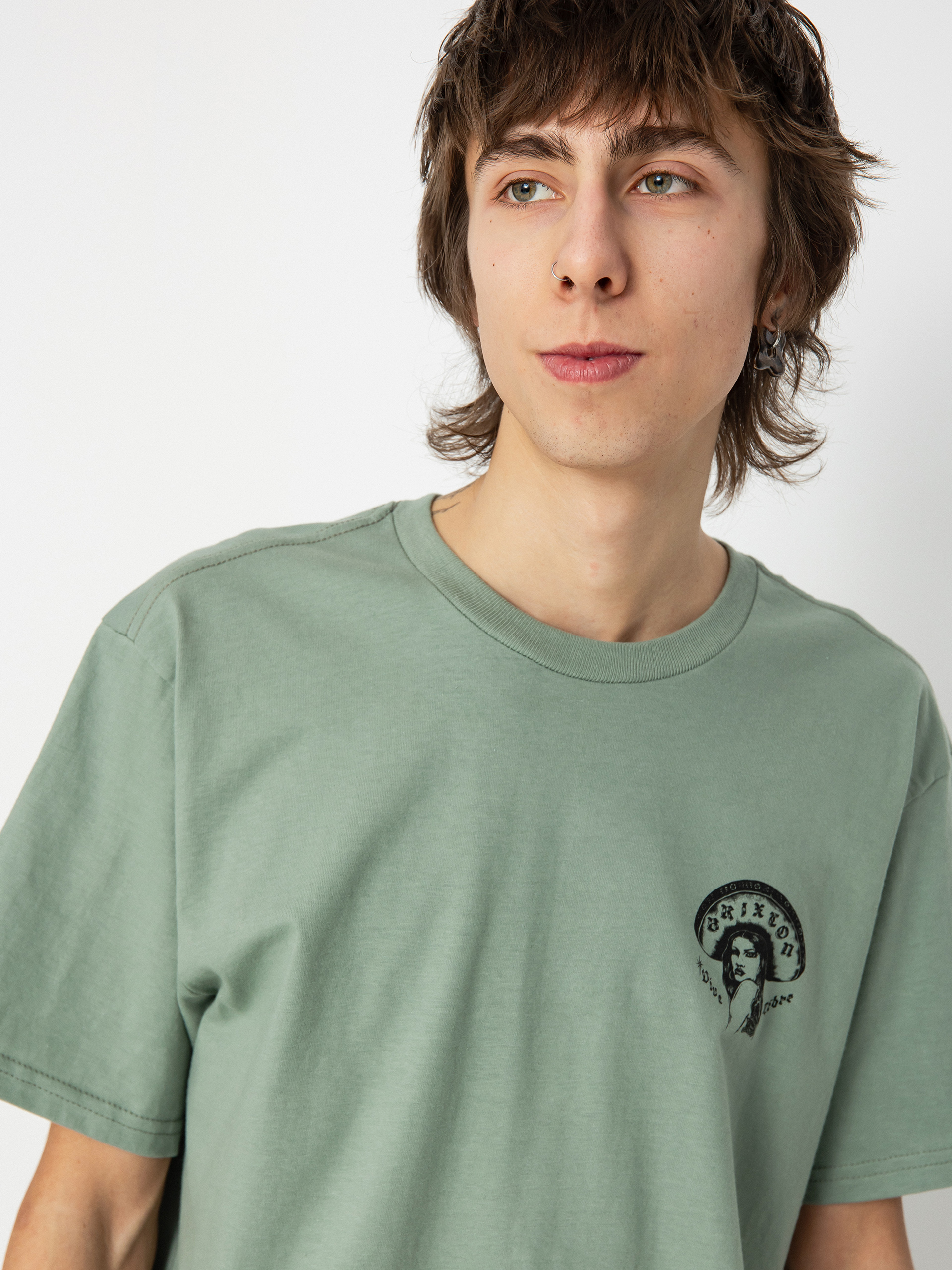 T-shirt Brixton Vive Libre Stt (chinois green)