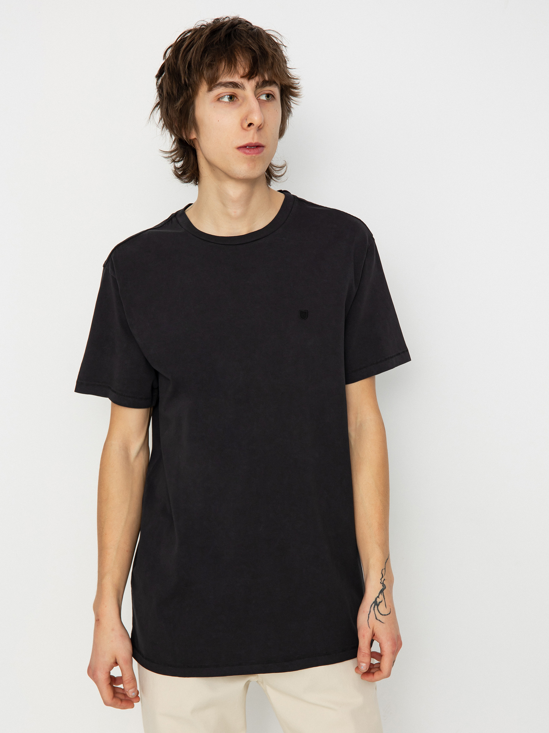 T-shirt Brixton Vintage Reserve (black sol wash)