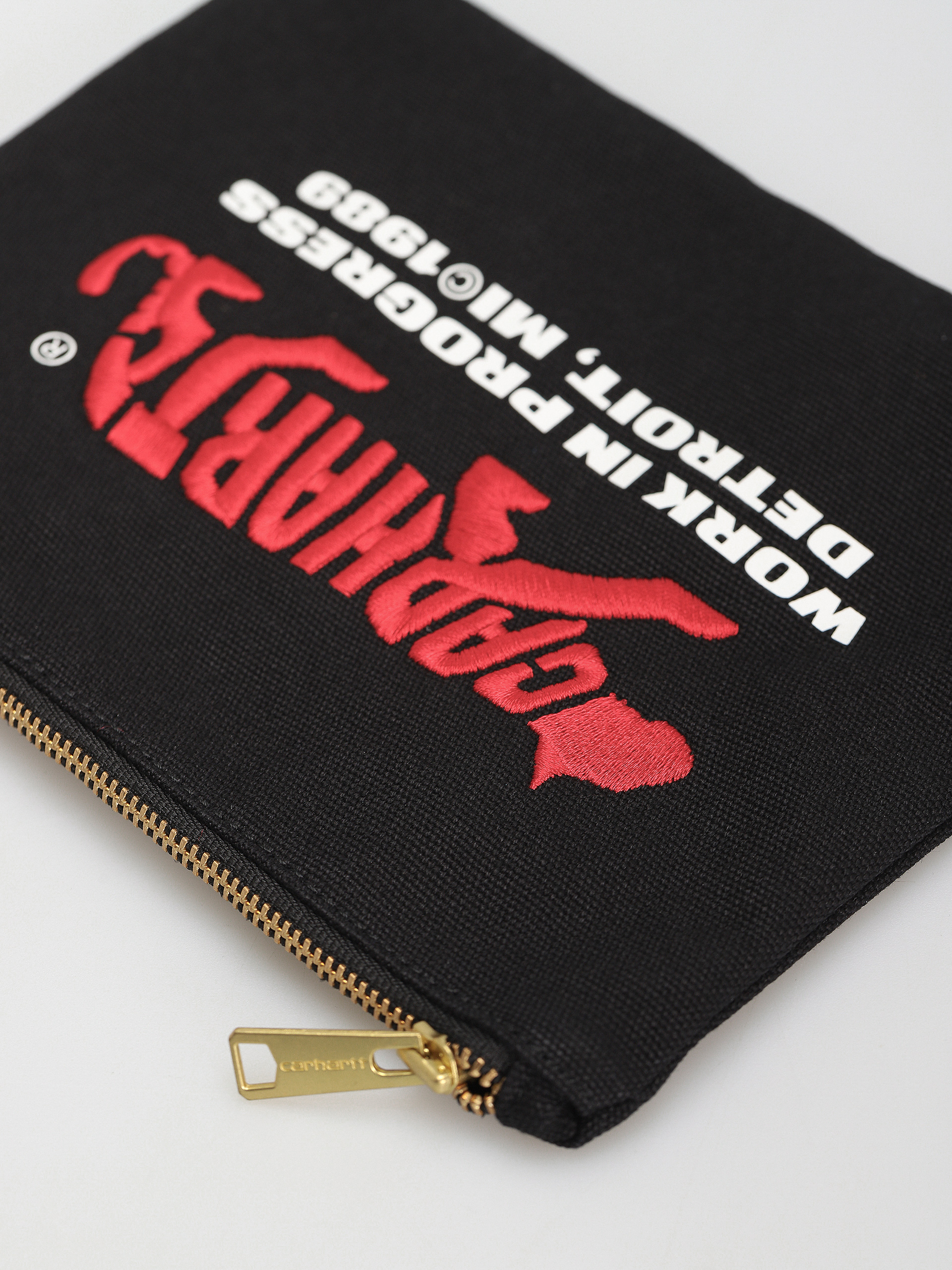 Portfel Carhartt WIP Canvas Graphic Zip (rocky print/black)