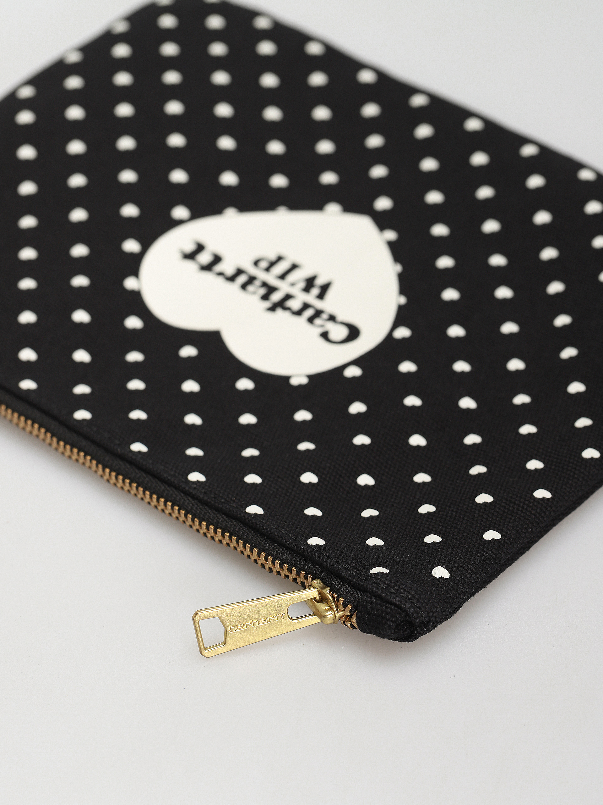 Portfel Carhartt WIP Canvas Graphic Zip (heart bandana print/black)
