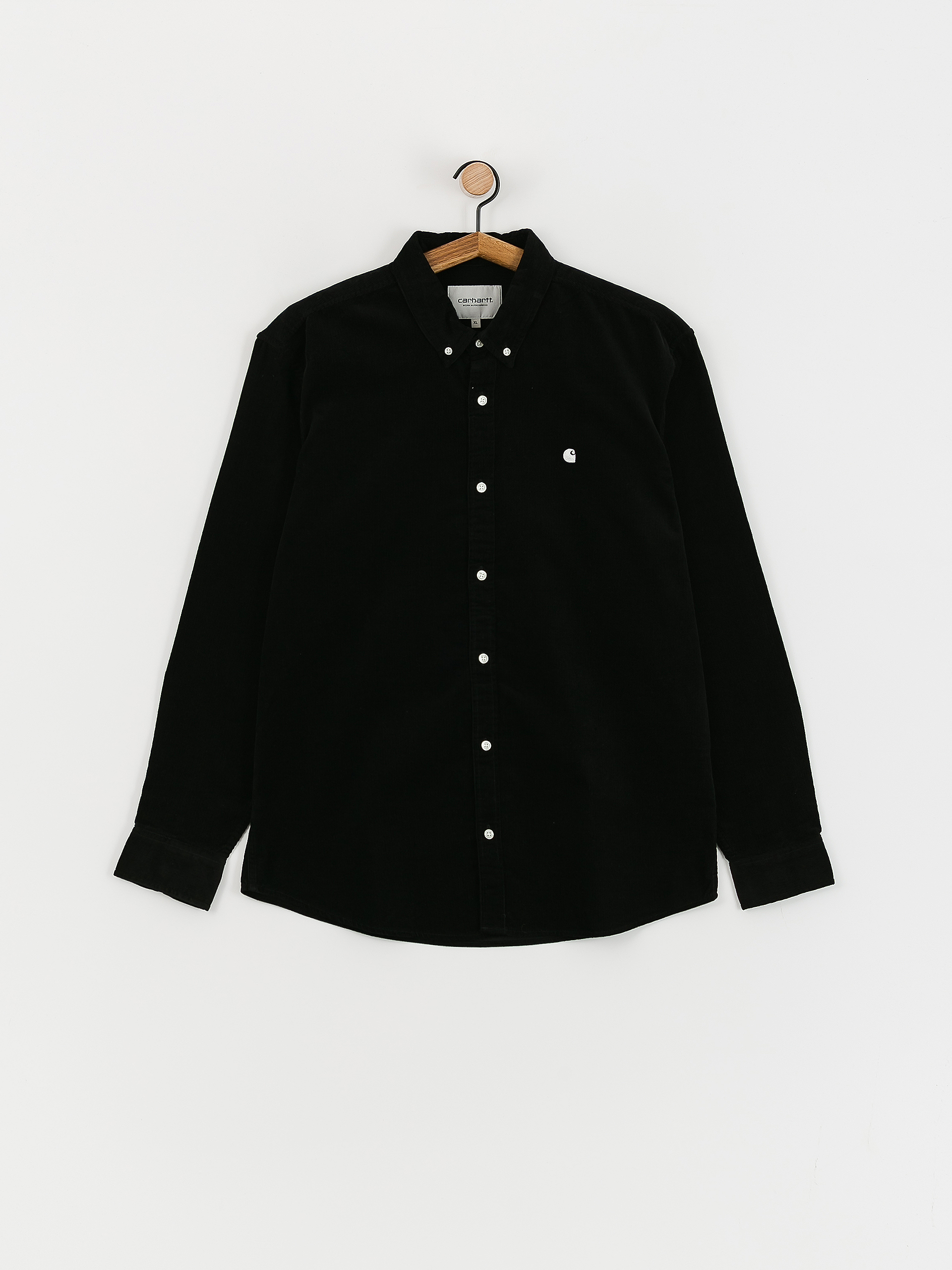 Koszula Carhartt WIP Madison Fine Cord (black/wax)