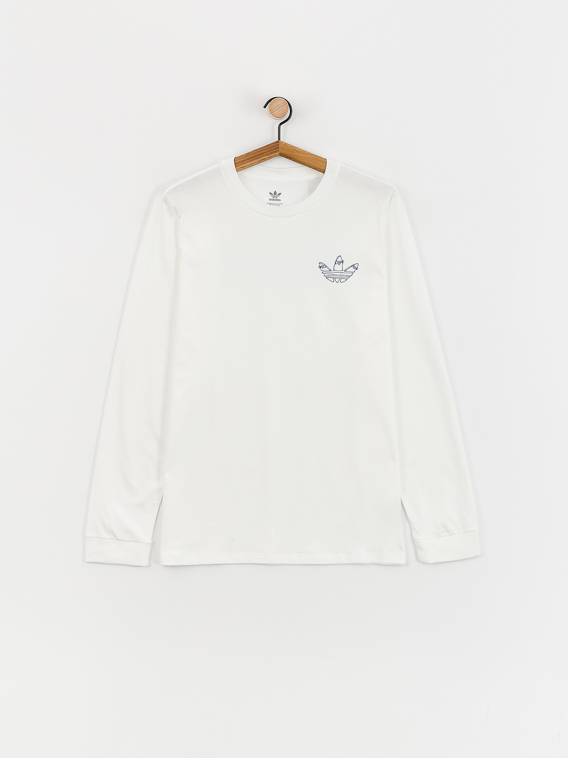 Longsleeve adidas Hjones (white/royblu)