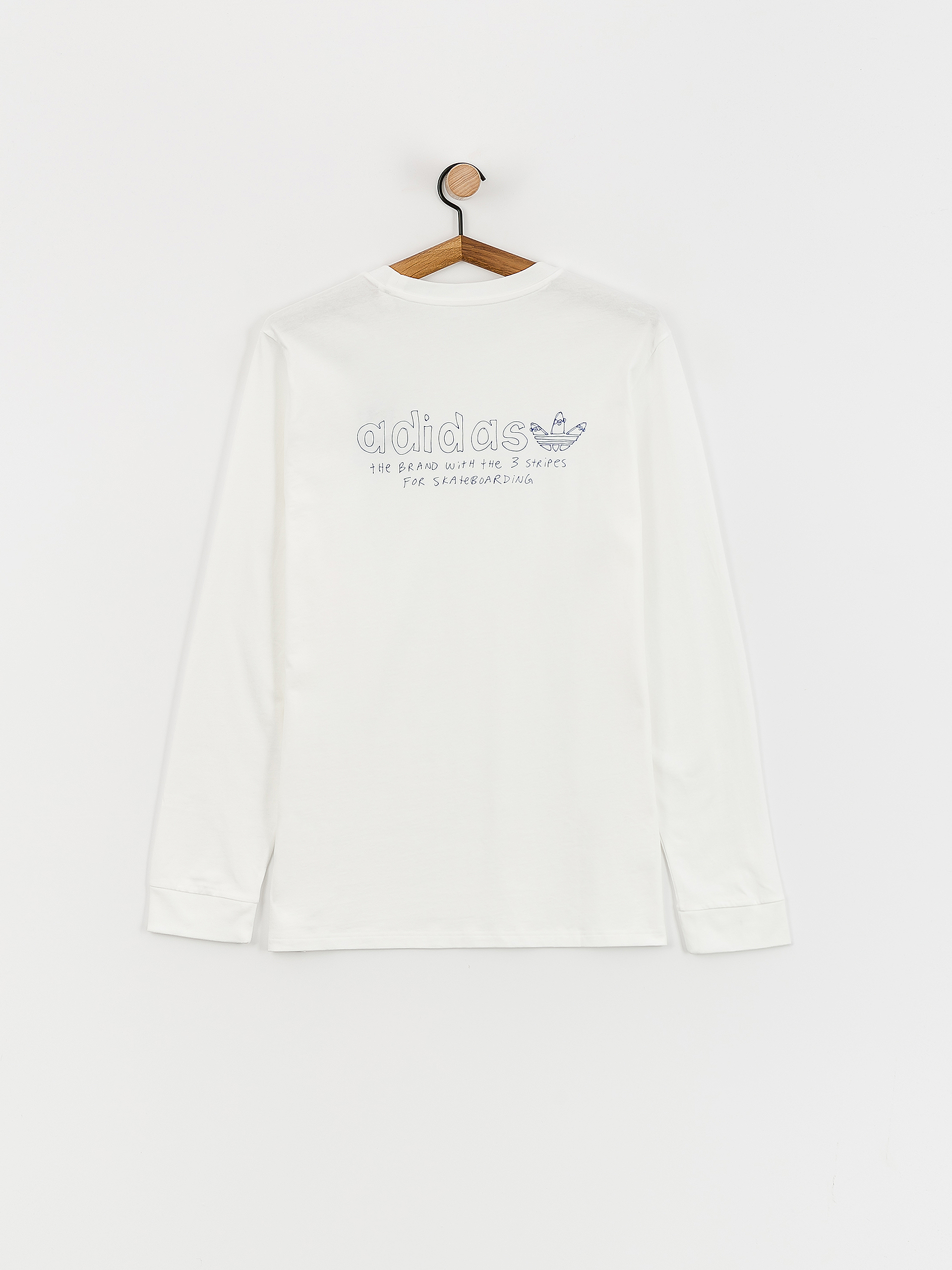 Longsleeve adidas Hjones (white/royblu)