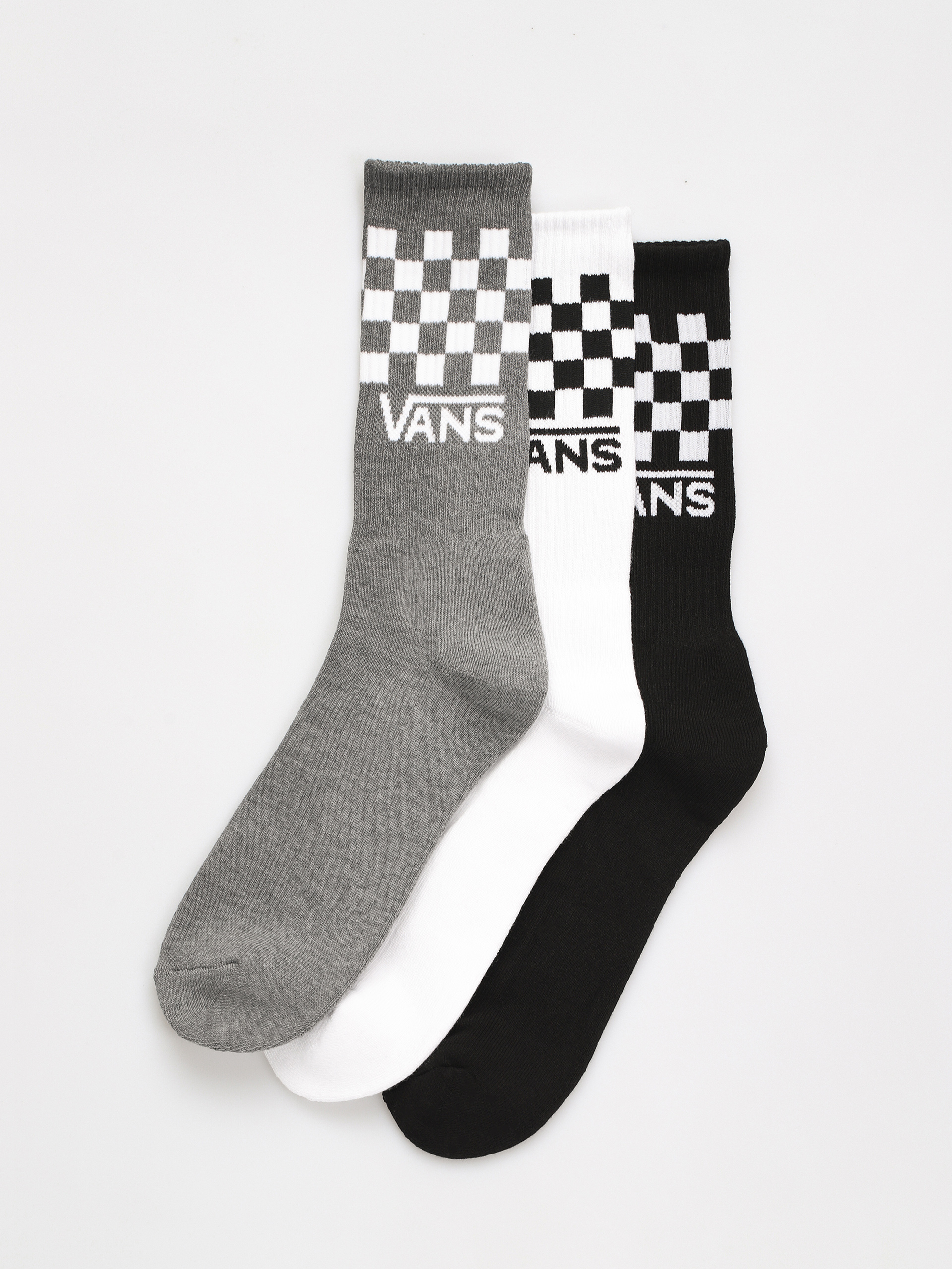 Skarpetki Vans Classic Check Crew (black/white)