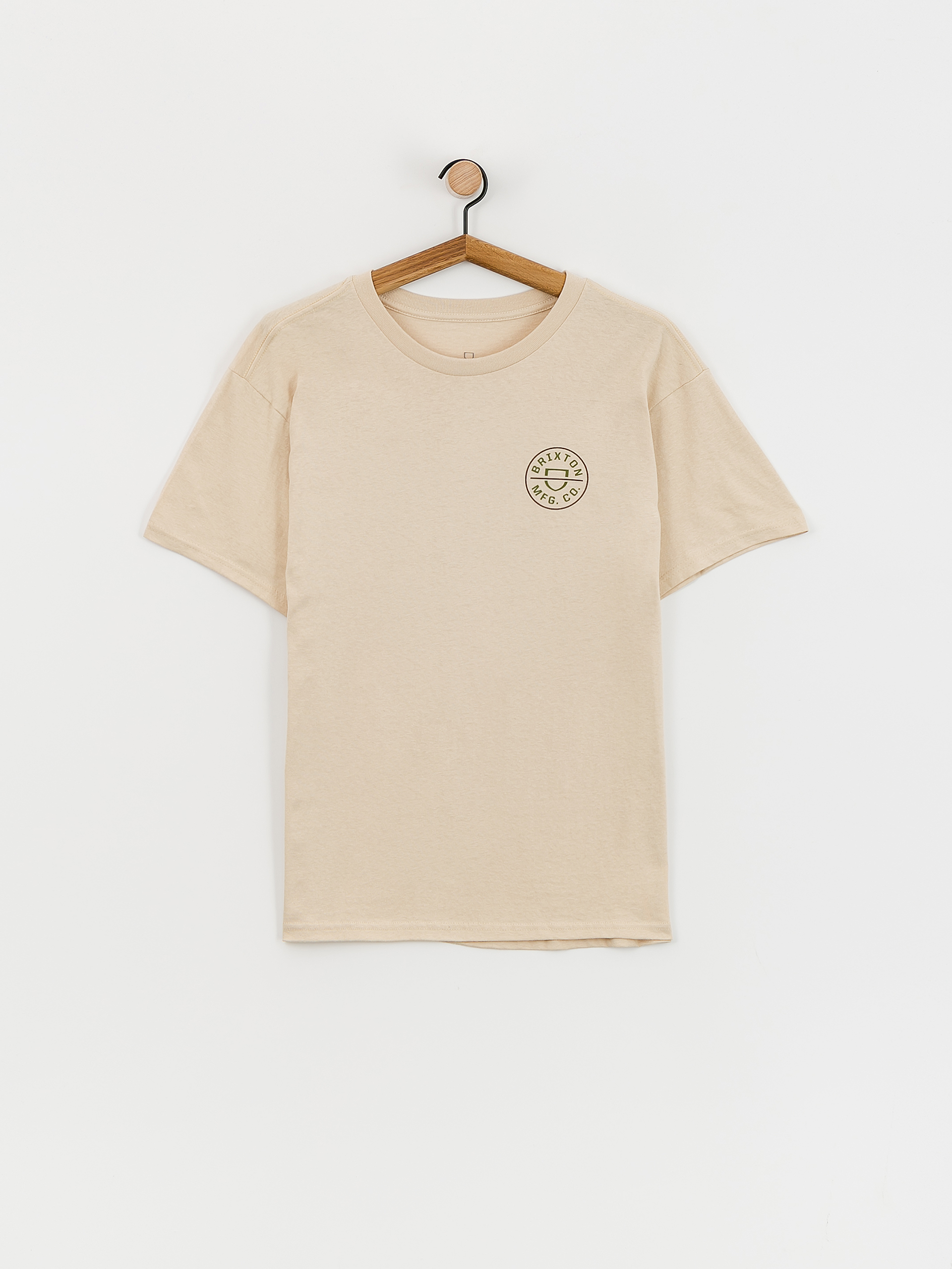 T-shirt Brixton Crest II Stt (cream/sea kelp/sepia)