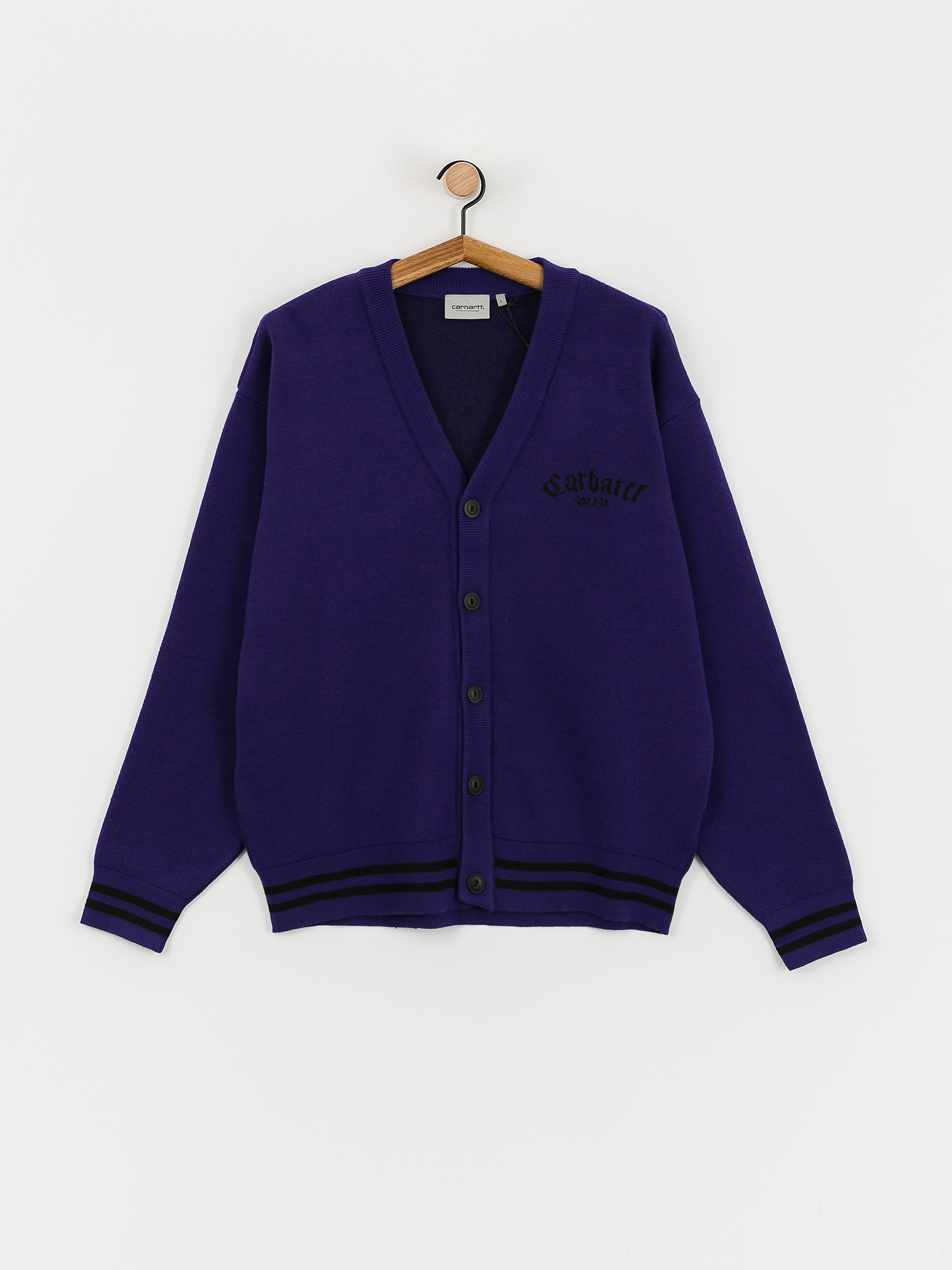 Sweter Carhartt WIP Onyx Cardigan (tyrian/black)