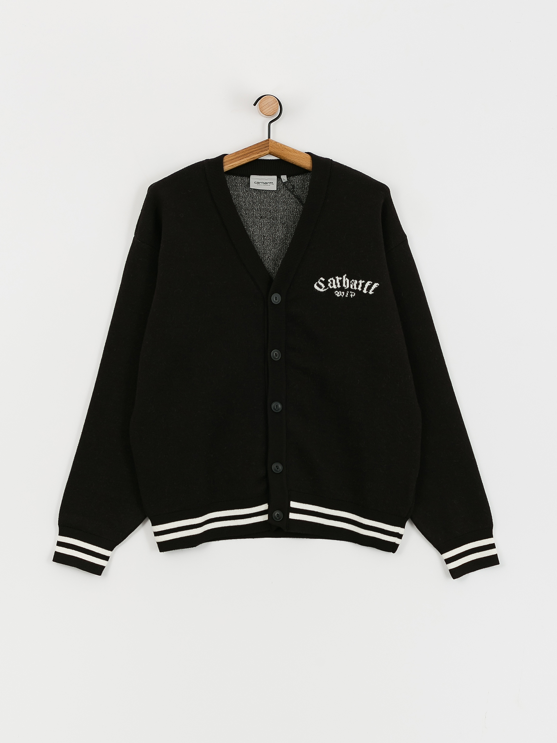 Sweter Carhartt WIP Onyx Cardigan (black/wax)