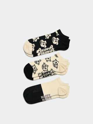 Skarpetki Happy Socks 3-Pack Pets Low (black)