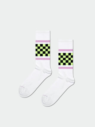 Skarpetki Happy Socks Checked Stripe (white)