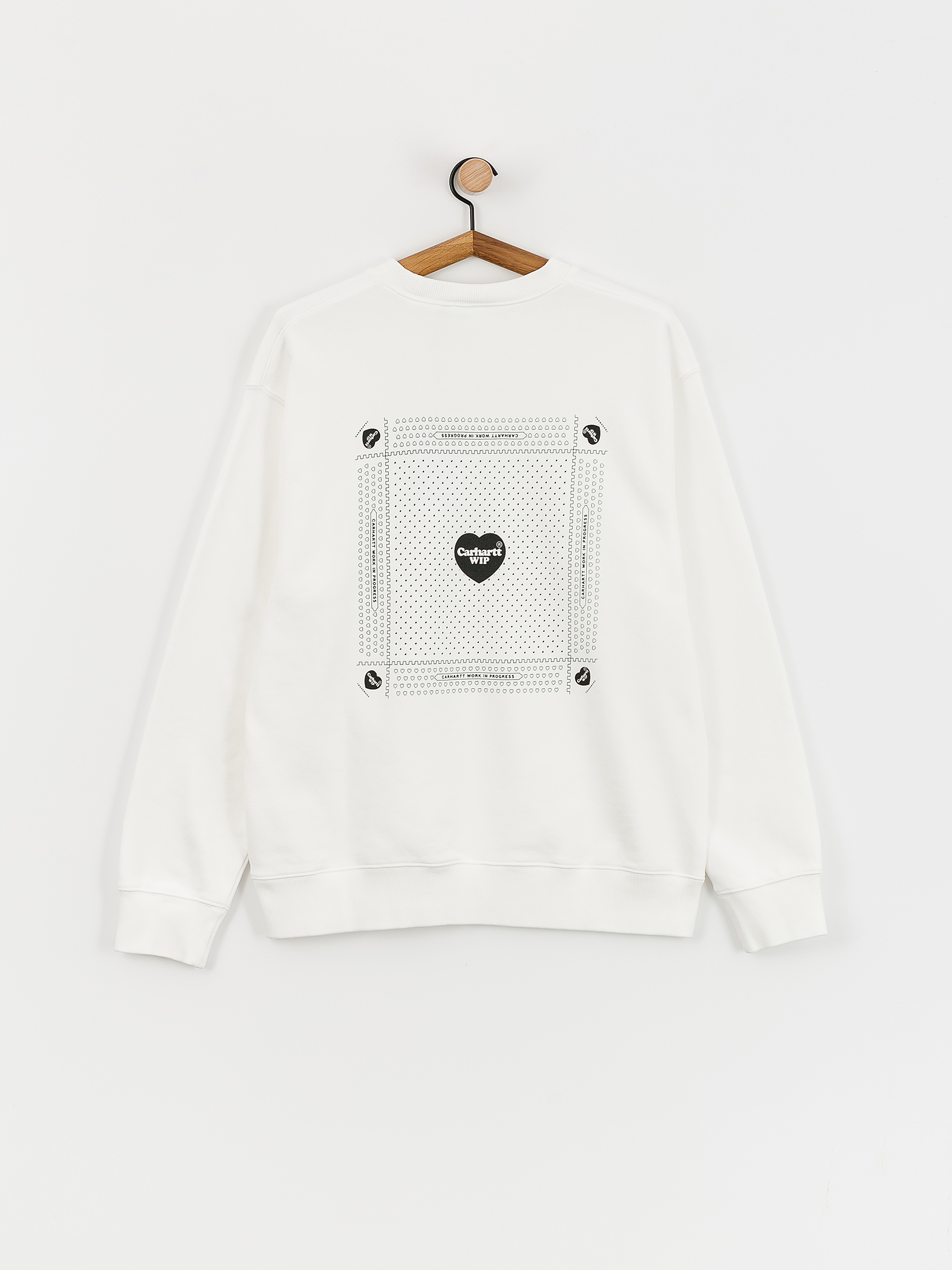 Bluza Carhartt WIP Heart Bandana (white/black)