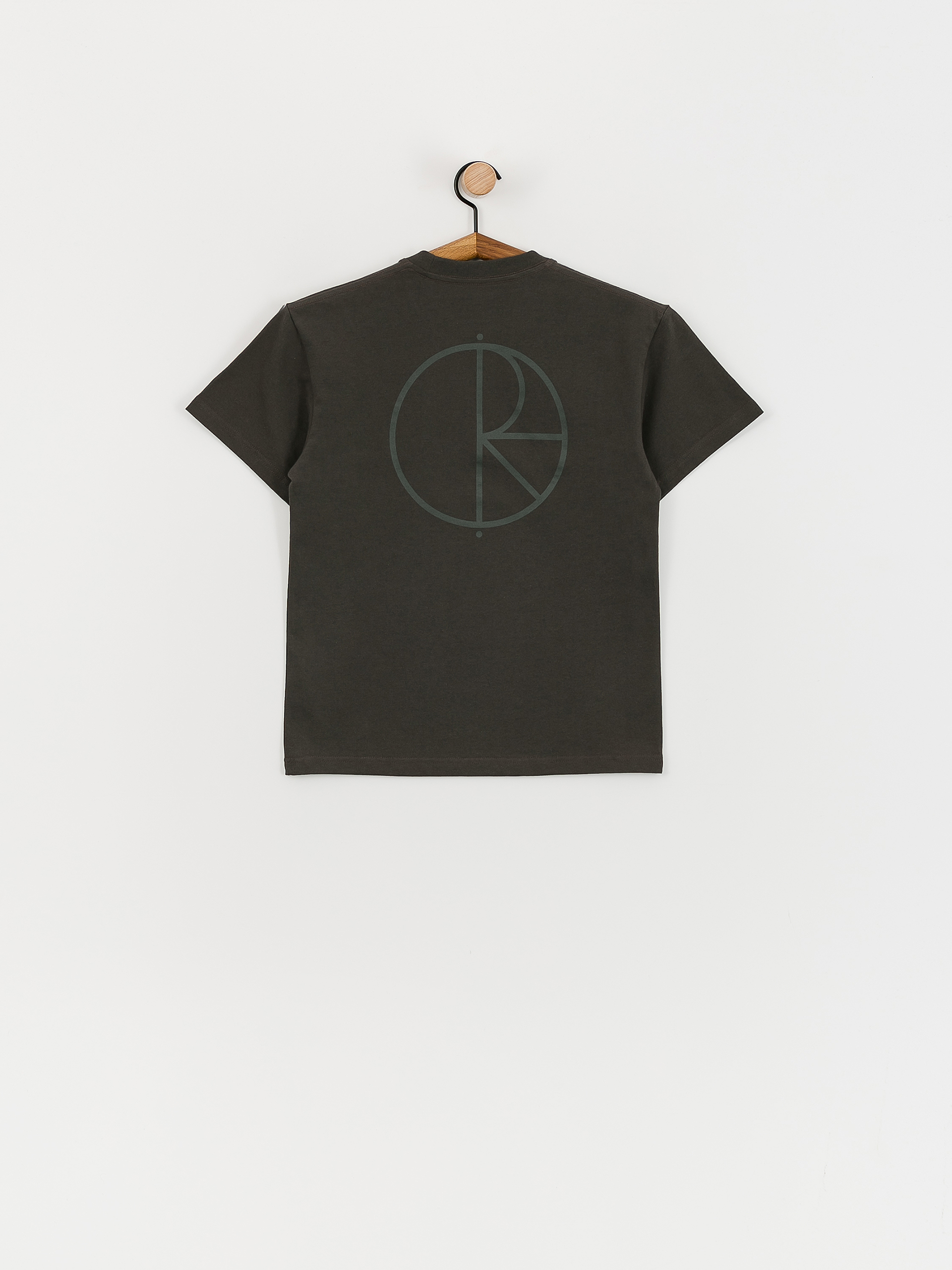 T-shirt Polar Skate Stroke Logo Junior JR (dirty black)