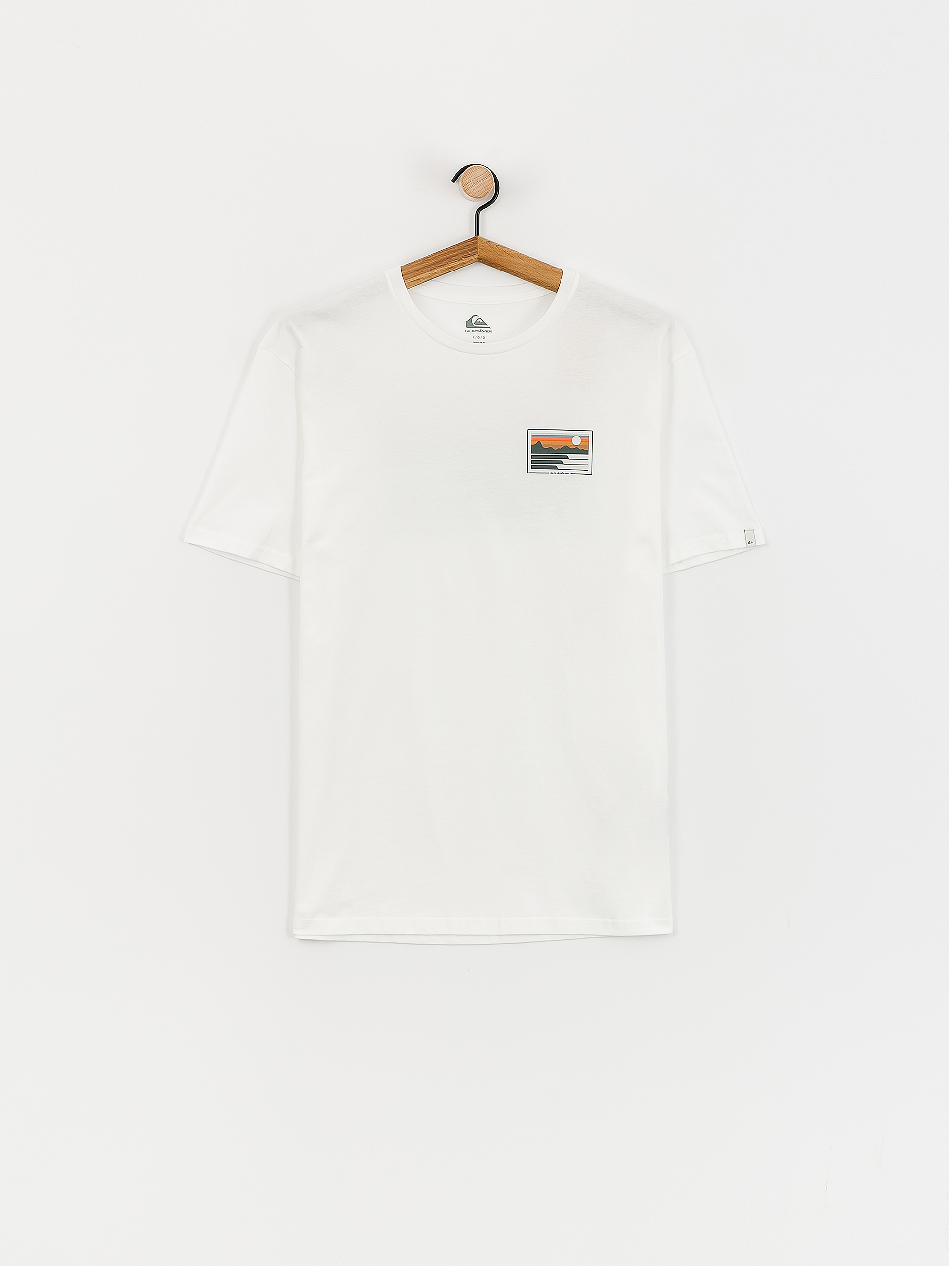 T-shirt Quiksilver Land And Sea (white)